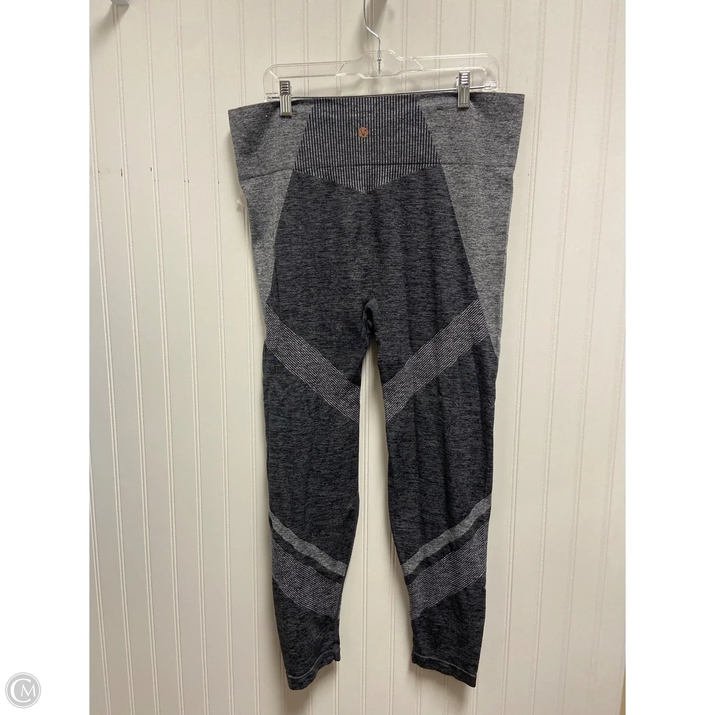 Athletic Leggings By Livi Active In Grey, Size: 3x