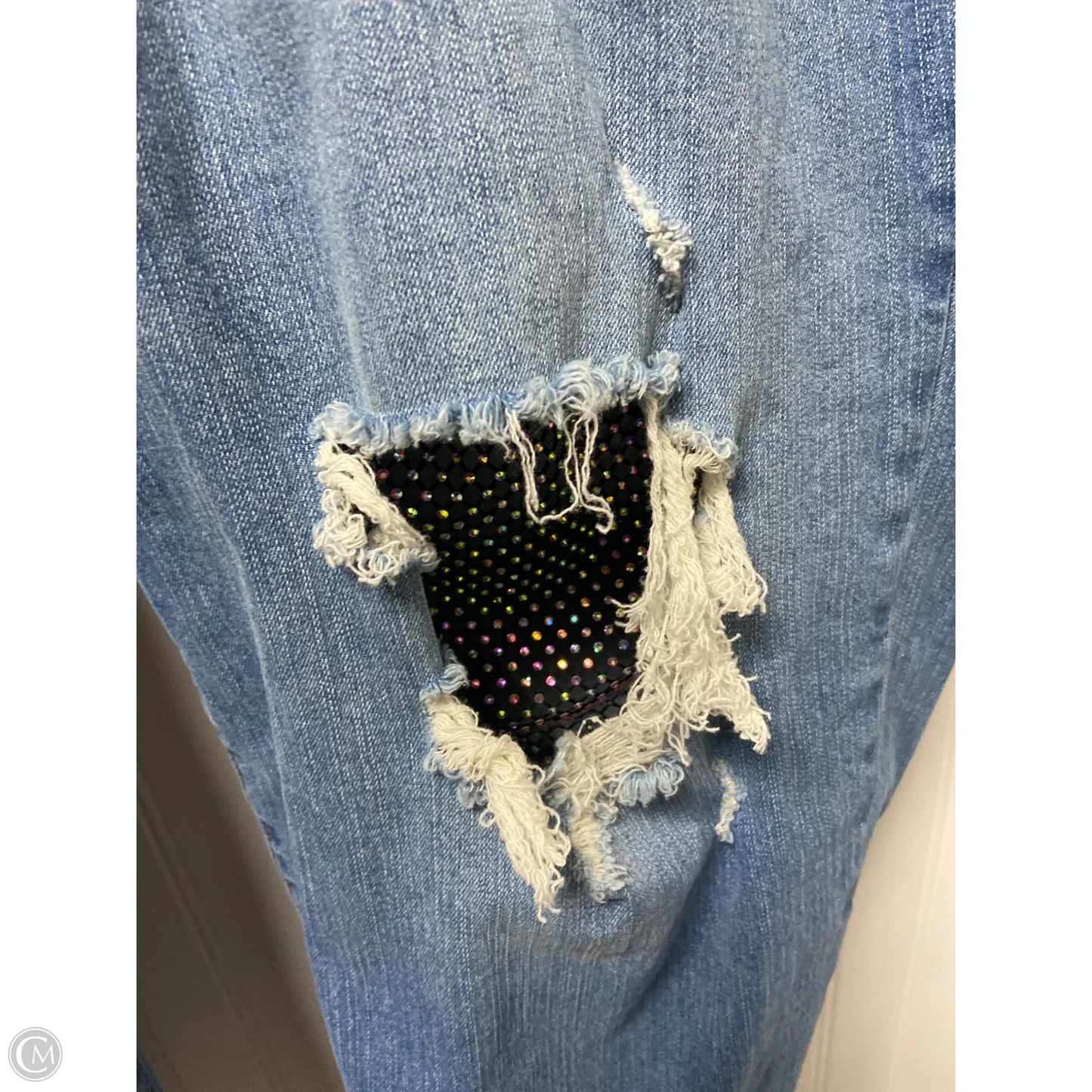 Jeans Boyfriend By Torrid In Blue Denim, Size: 26