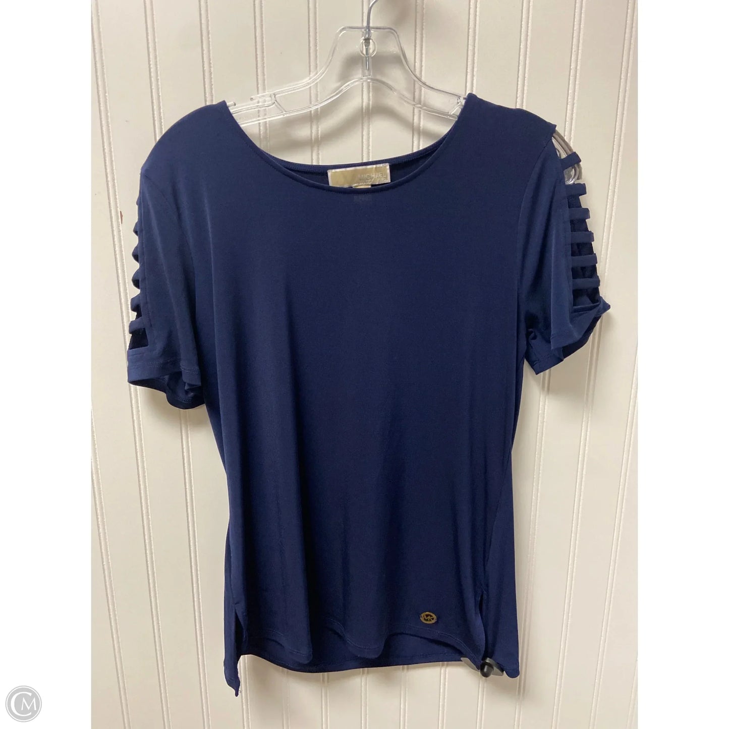 Top Short Sleeve By Michael By Michael Kors In Navy, Size: S