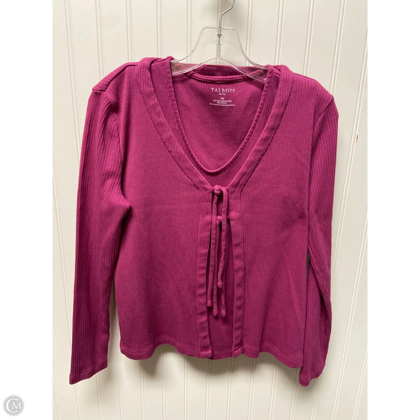 Sweater 2pc By Talbots In Purple, Size: M