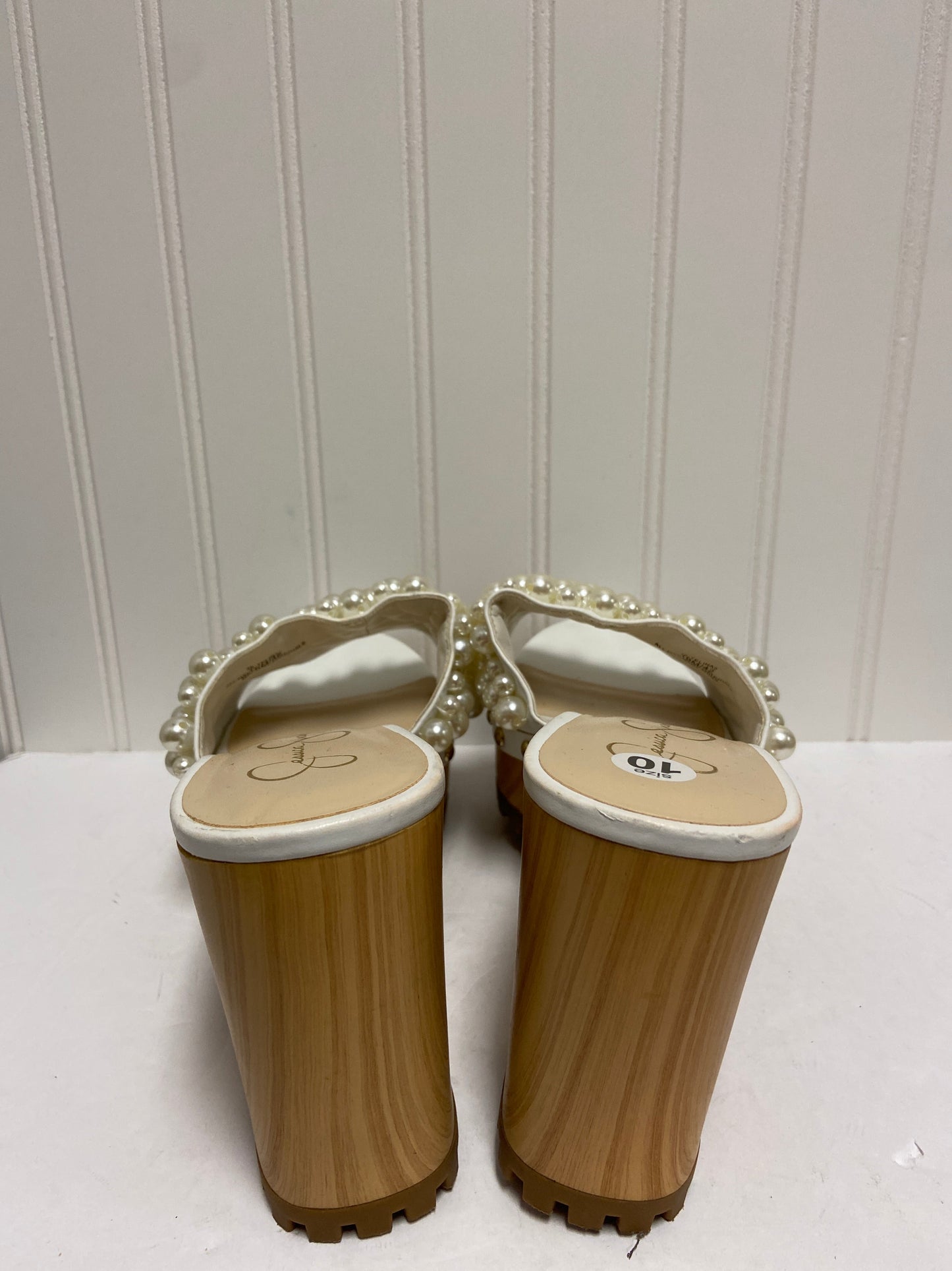 Sandals Heels Block By Jessica Simpson  Size: 10