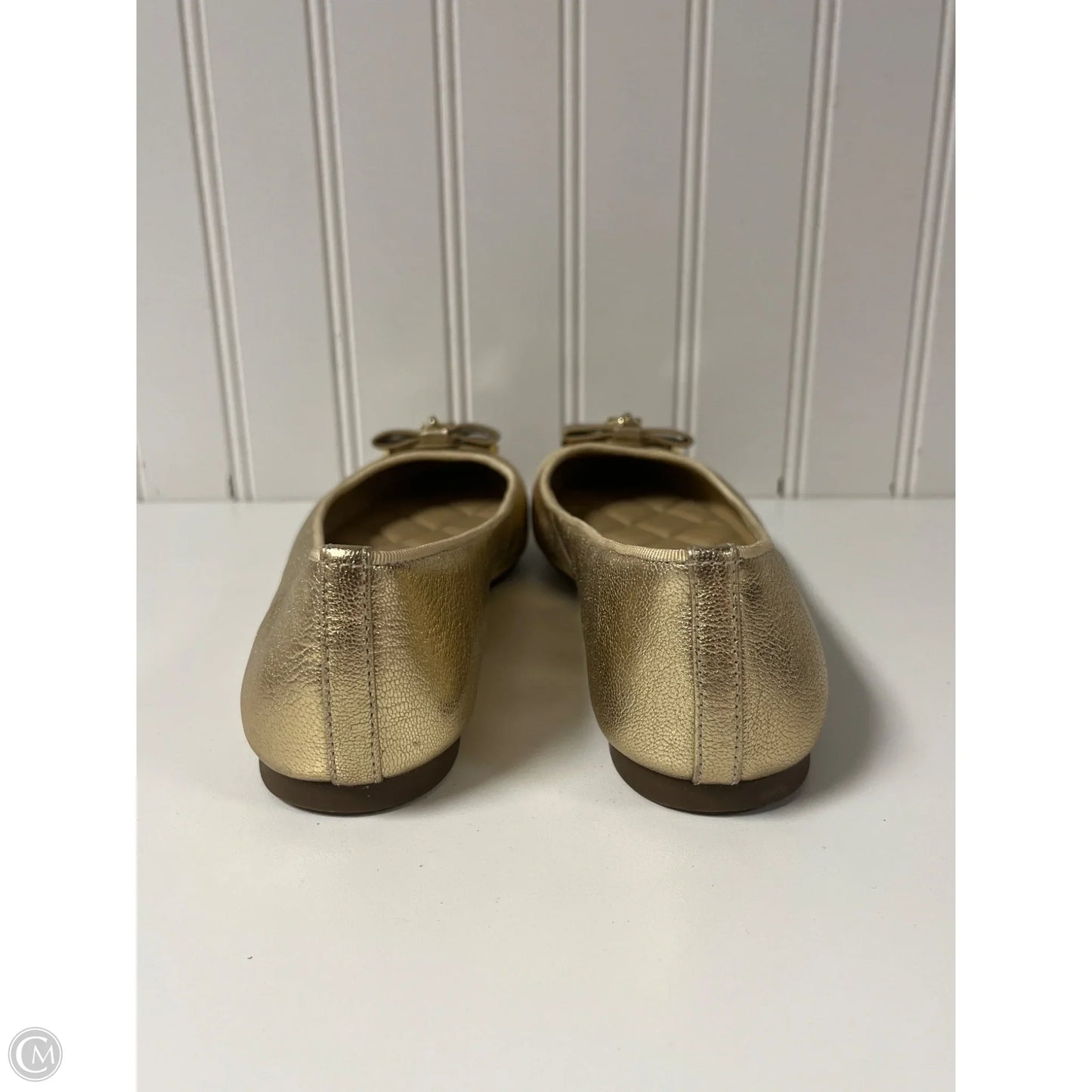 Shoes Flats By Michael By Michael Kors In Gold, Size: 6.5