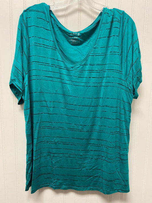 Top Short Sleeve By Apt 9  Size: 1x