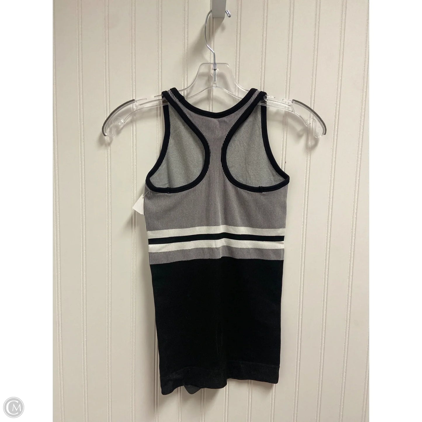 Athletic Tank Top By Athleta In Black & White, Size: Xs