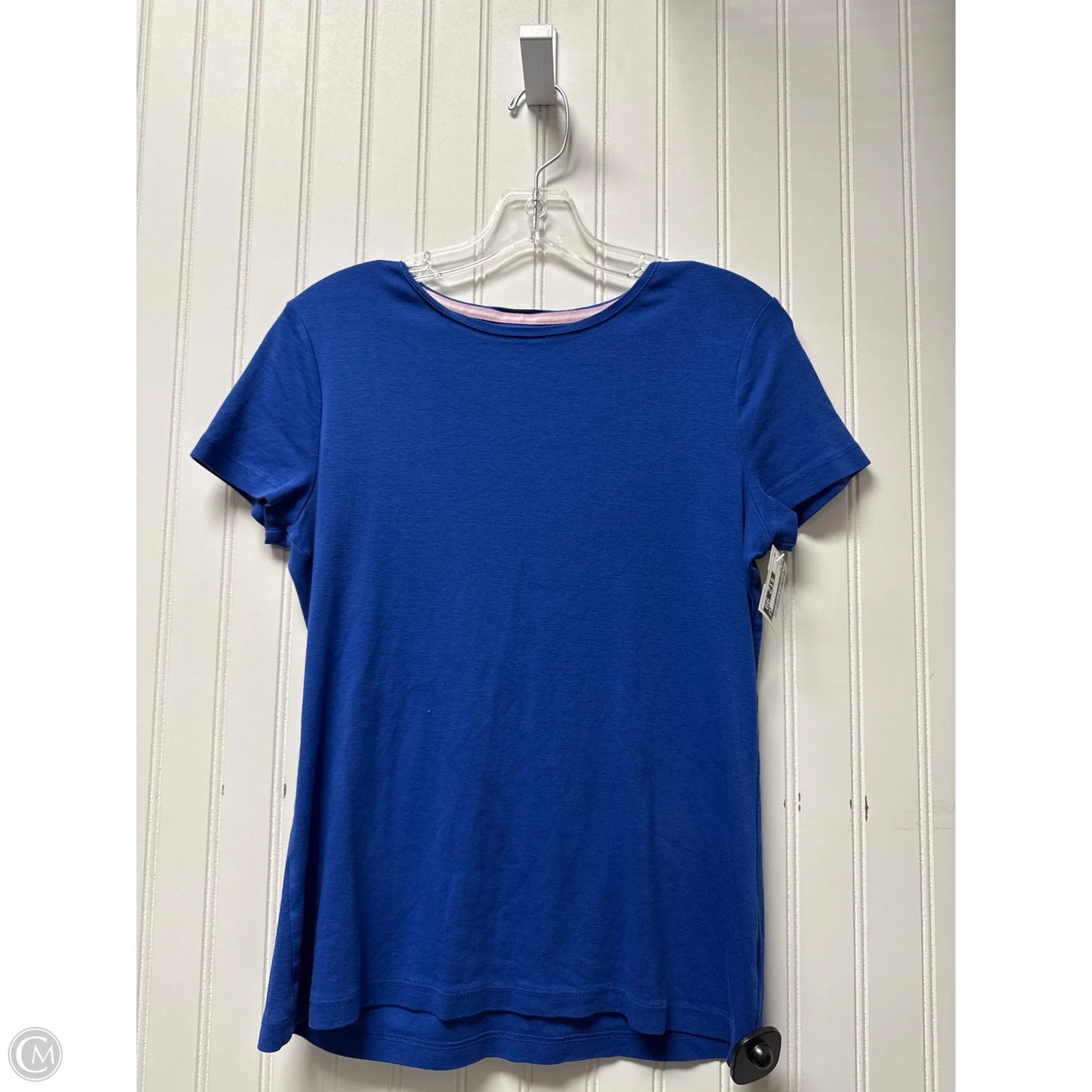 Top Short Sleeve By Talbots In Blue, Size: M