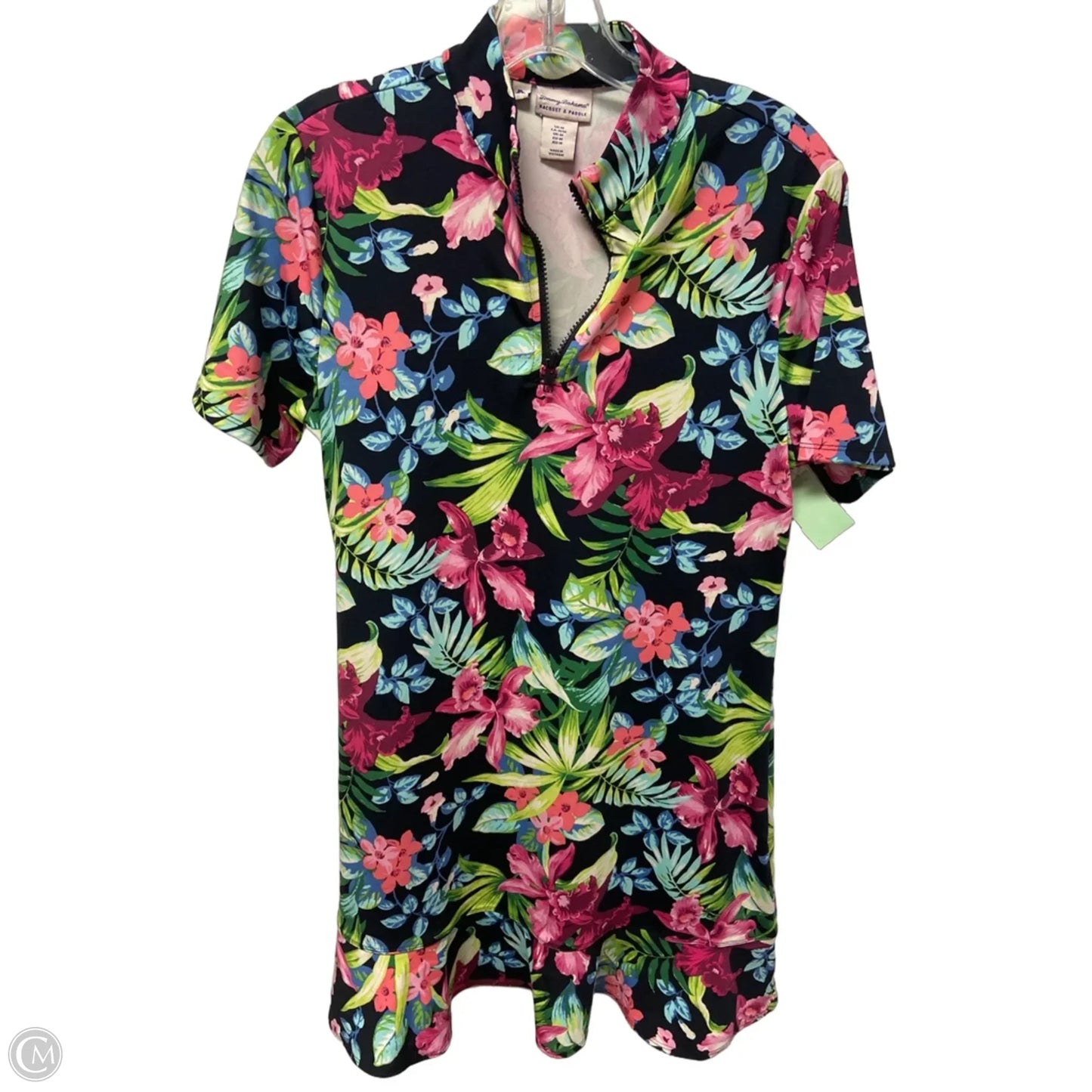Dress Casual Midi By Tommy Bahama In Floral Print, Size: M