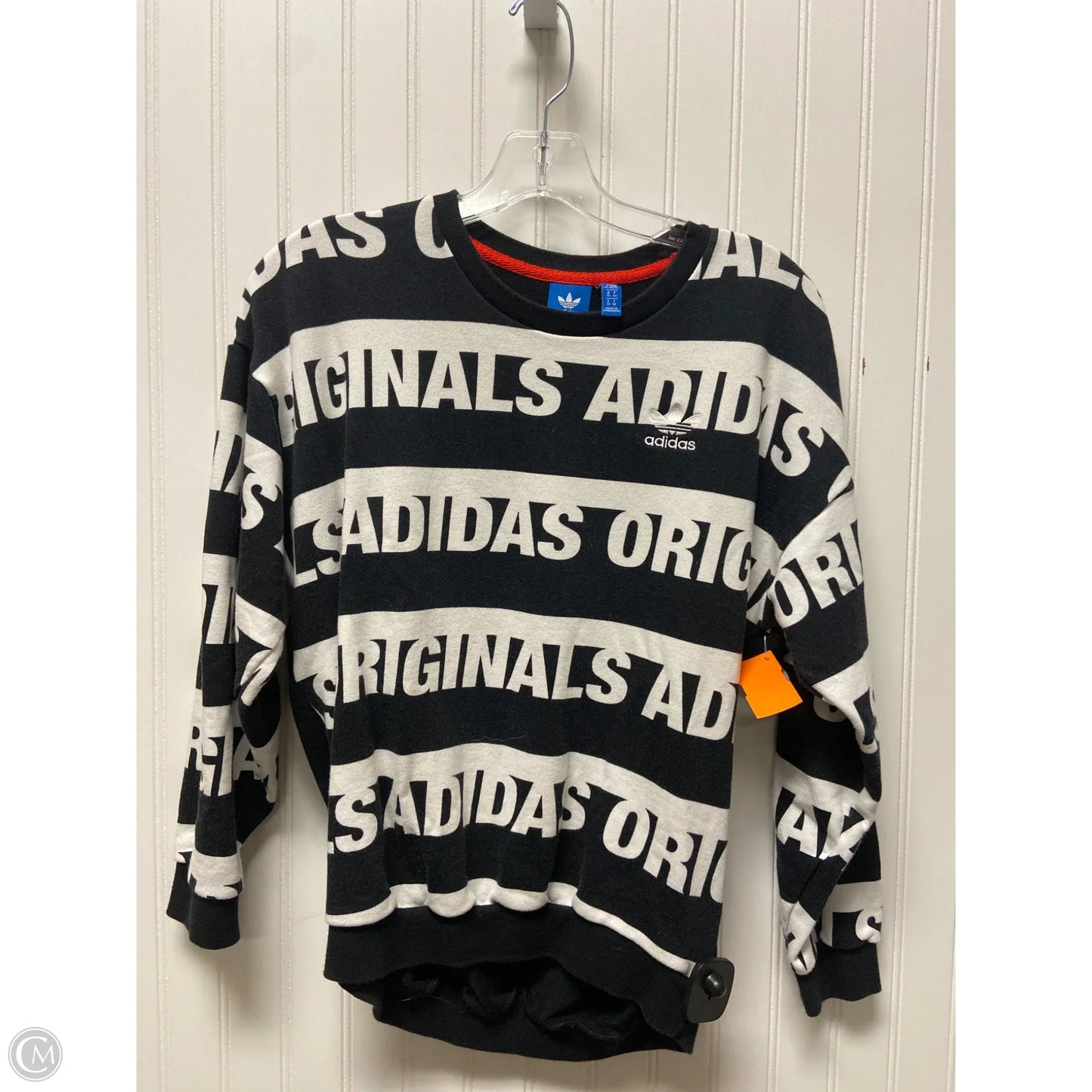 Sweater By Adidas In Black, Size: Xs