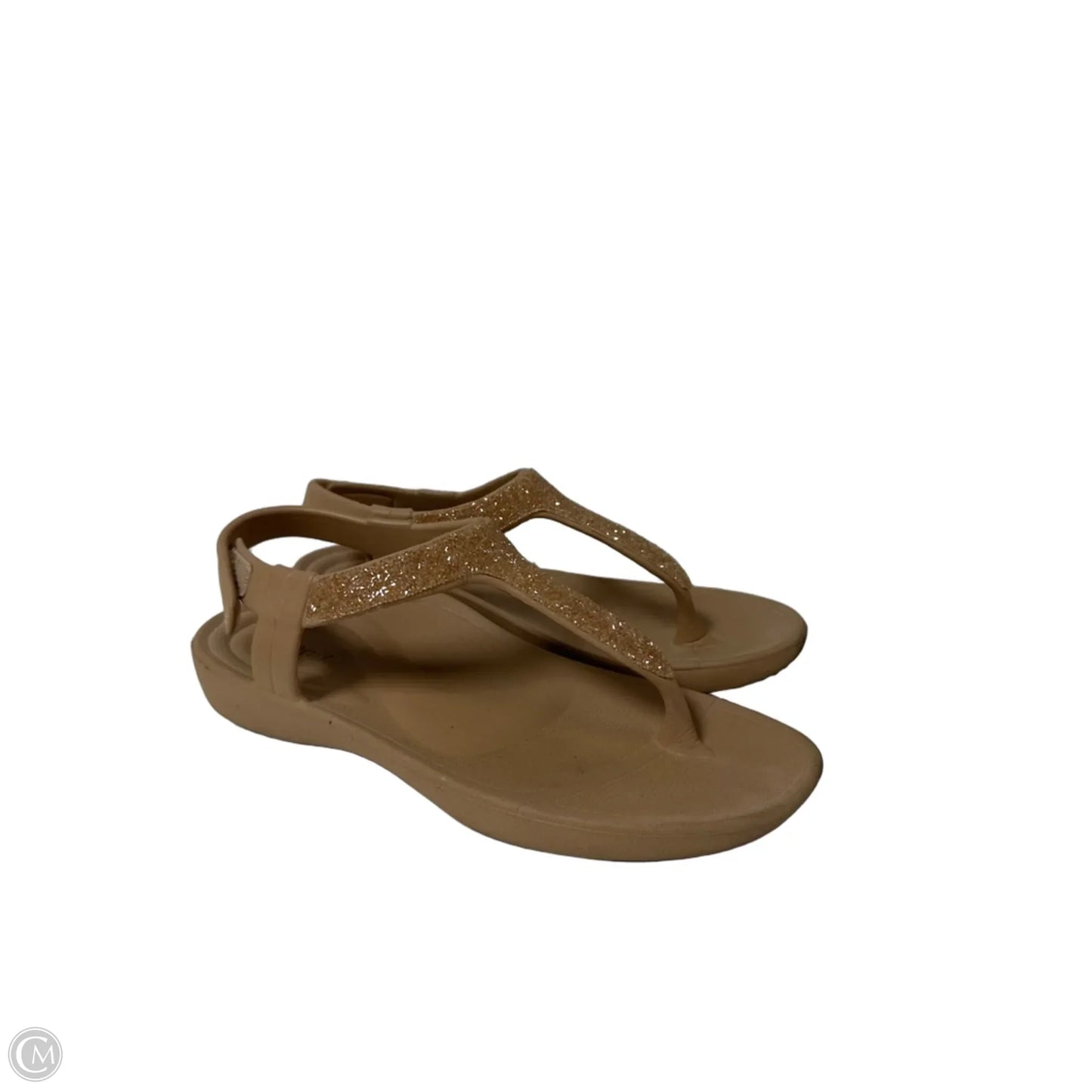 Sandals Flats By Aetrex In Brown, Size: 8