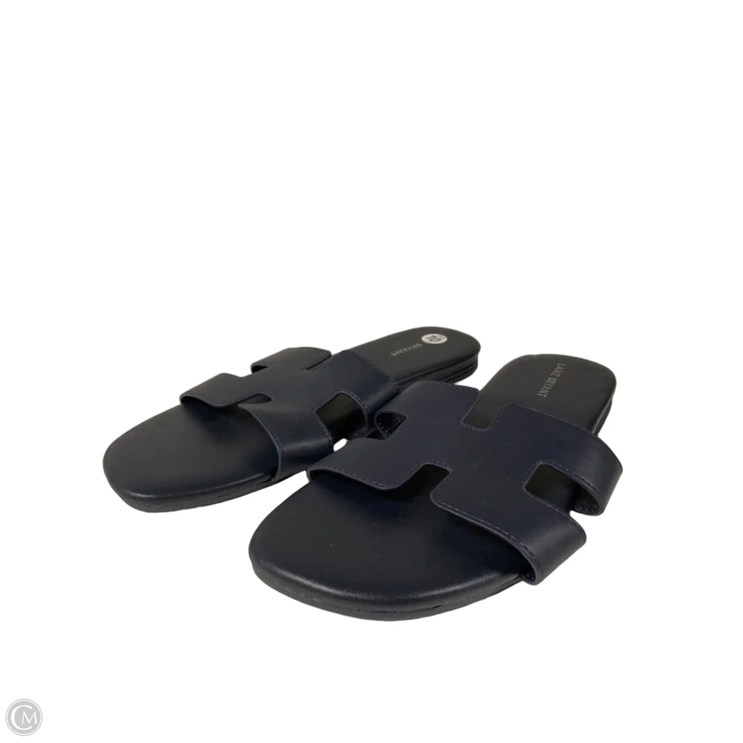 Sandals Flats By Lane Bryant In Blue, Size: 10