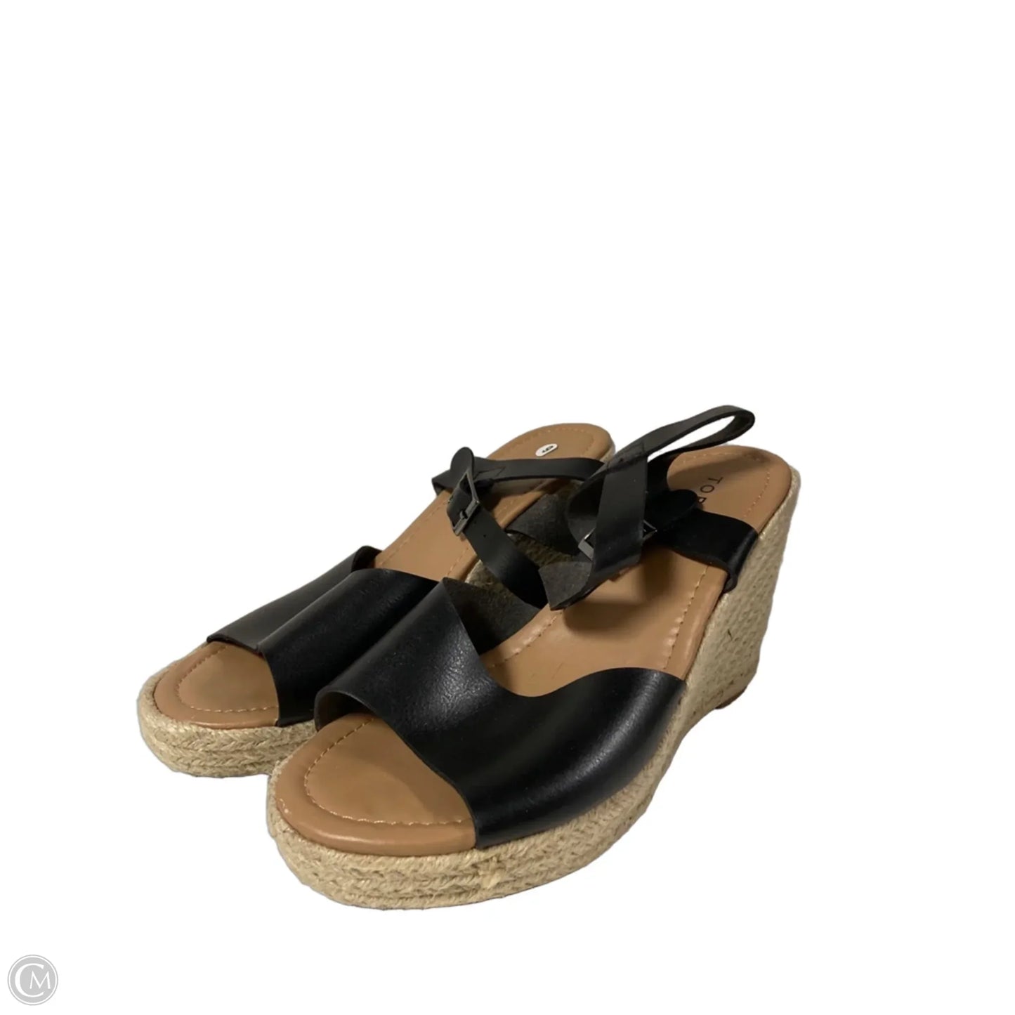 Sandals Heels Platform By Torrid In Black, Size: 9
