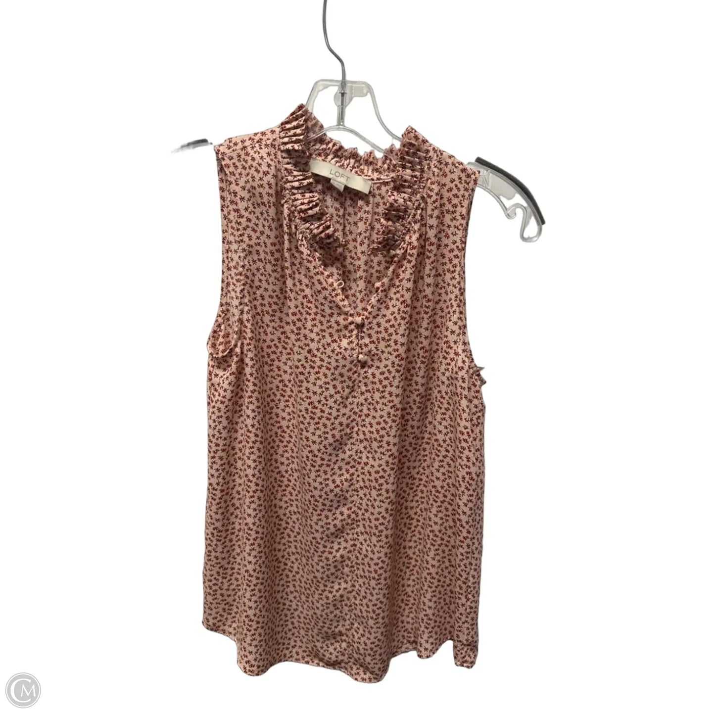 Top Sleeveless By Loft In Pink, Size: Xs