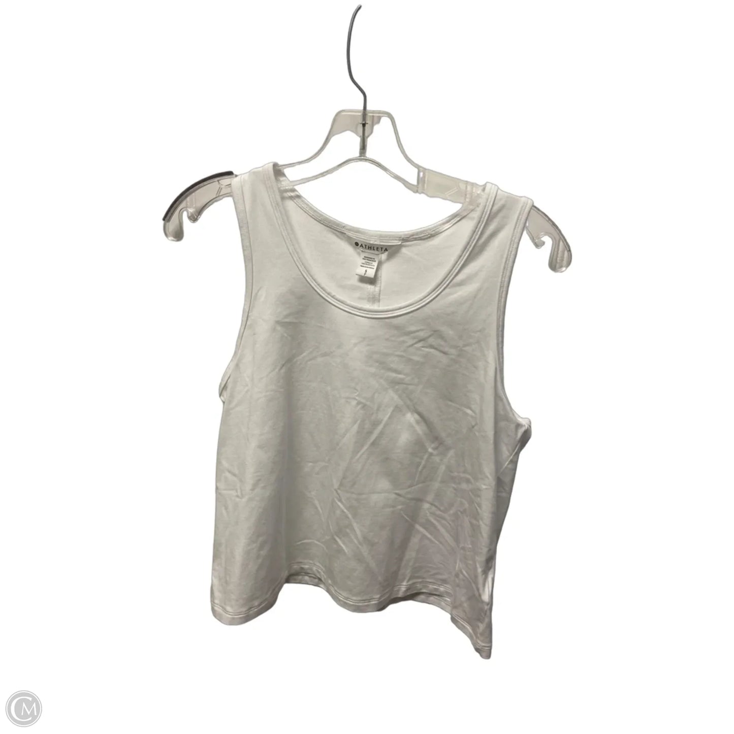Top Sleeveless By Athleta In White, Size: S