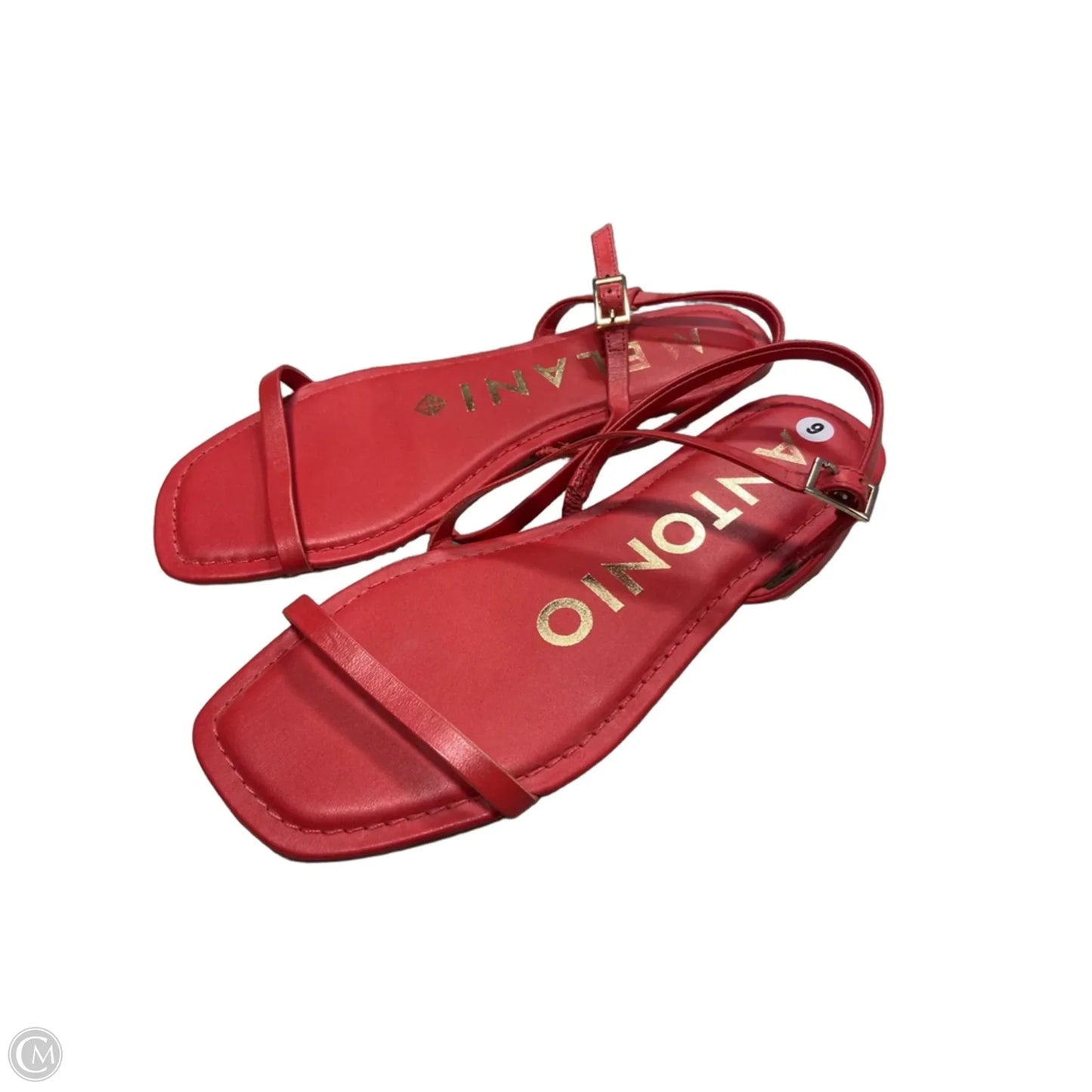 Sandals Flats By Antonio In Red, Size: 6