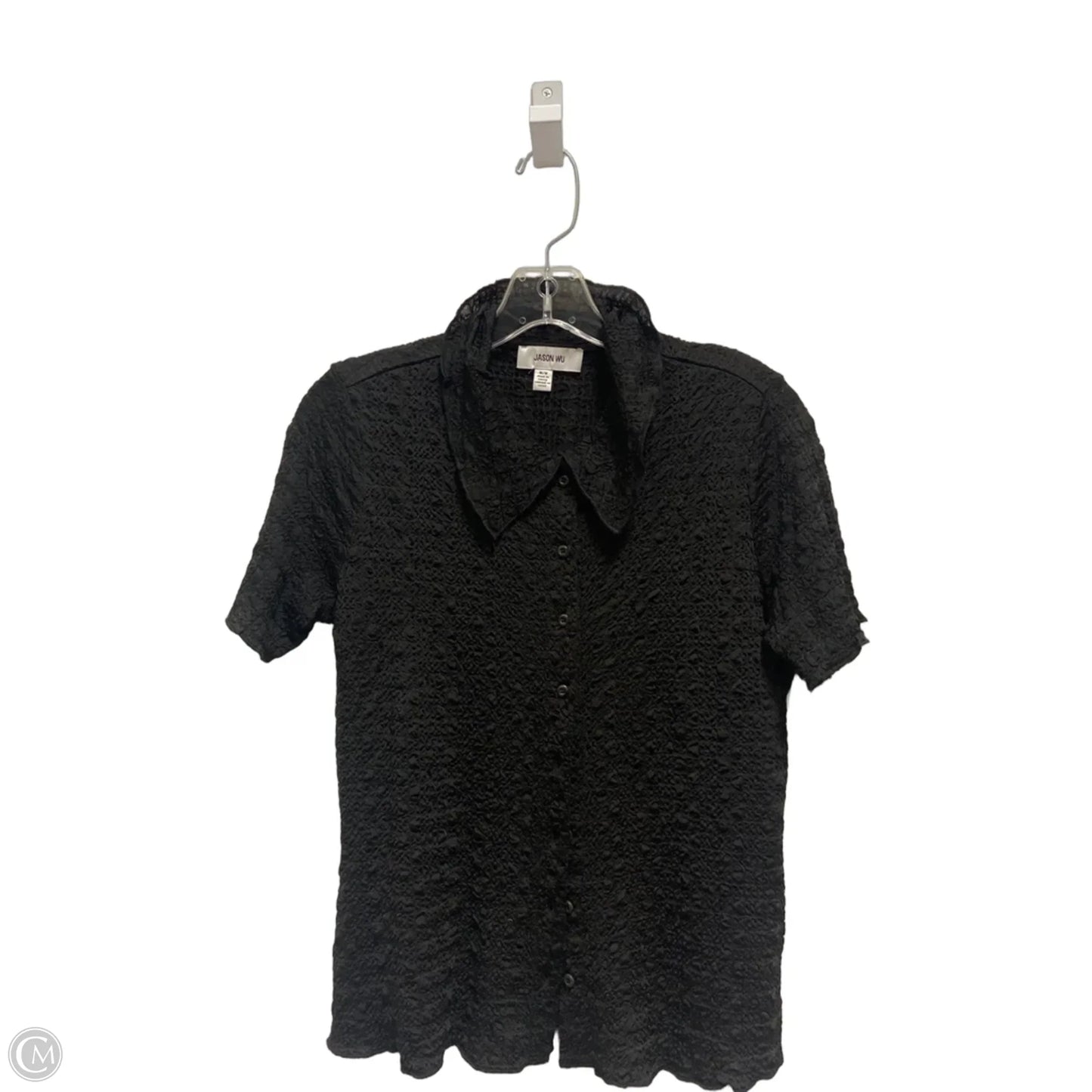 Top Short Sleeve Designer By Jason Wu In Black, Size: M