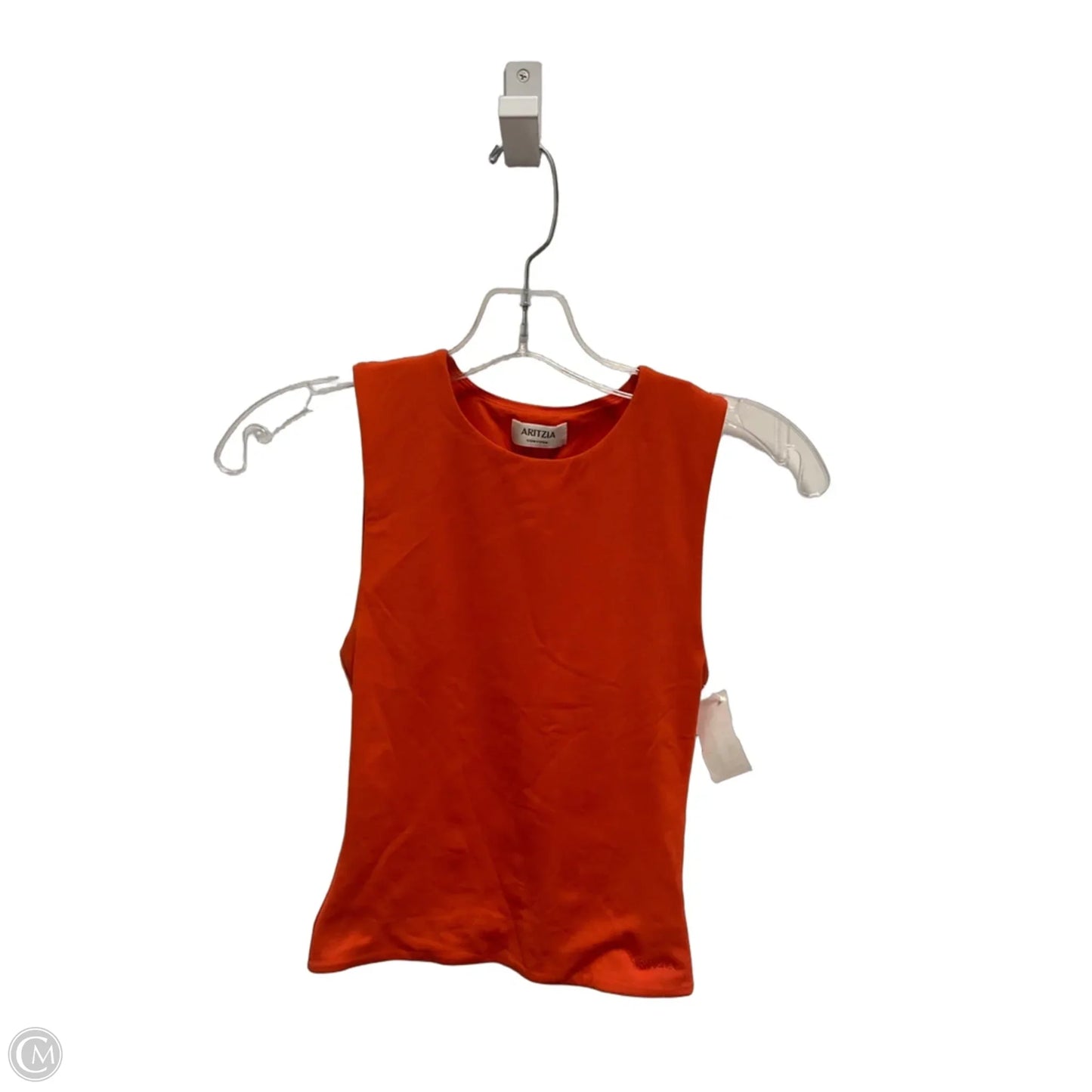 Top Sleeveless By Aritzia In Orange, Size: Xs