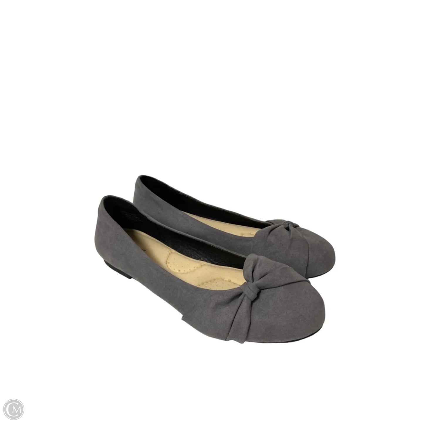 Shoes Flats By Clothes Mentor In Grey, Size: 9