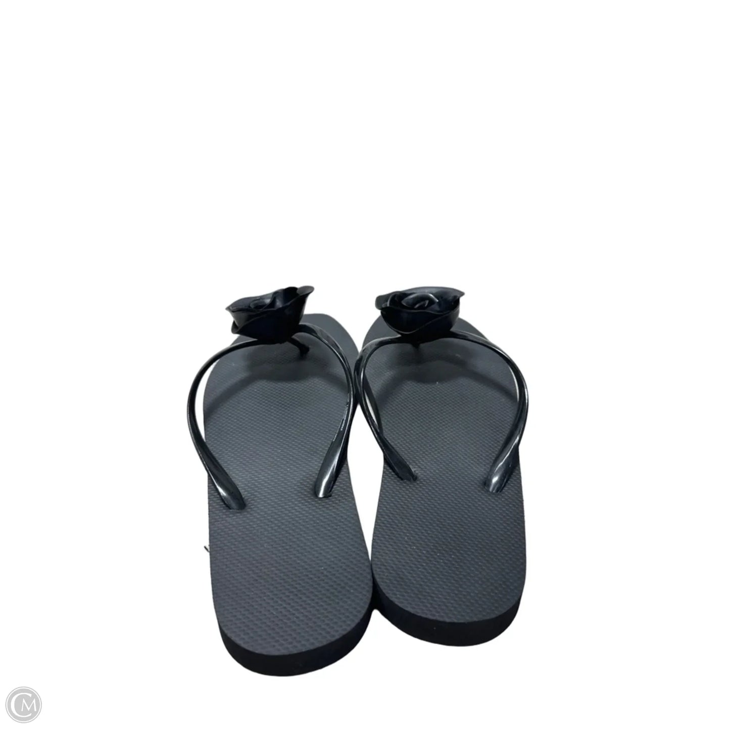 Sandals Flip Flops By Shade & Shore In Black, Size: 9