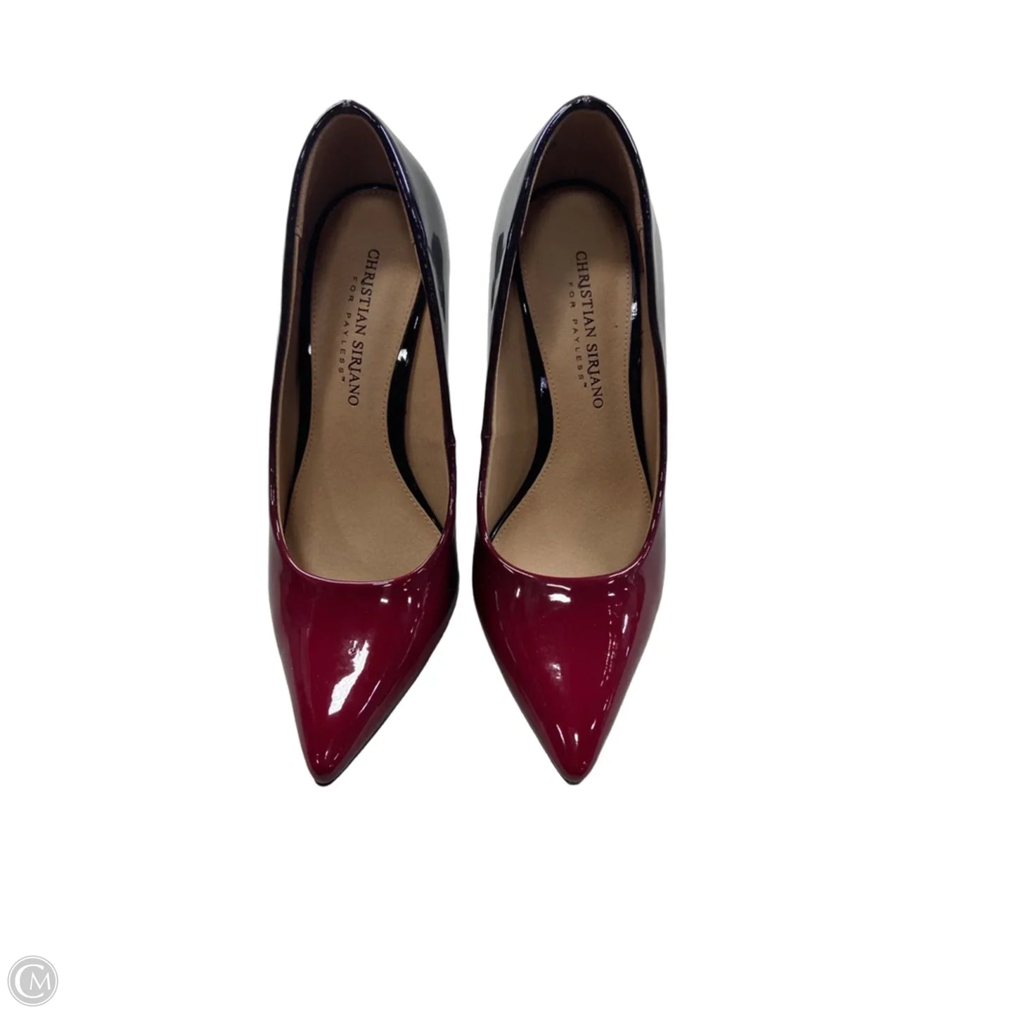 Shoes Heels Stiletto By Christian Siriano In Black & Red, Size: 7