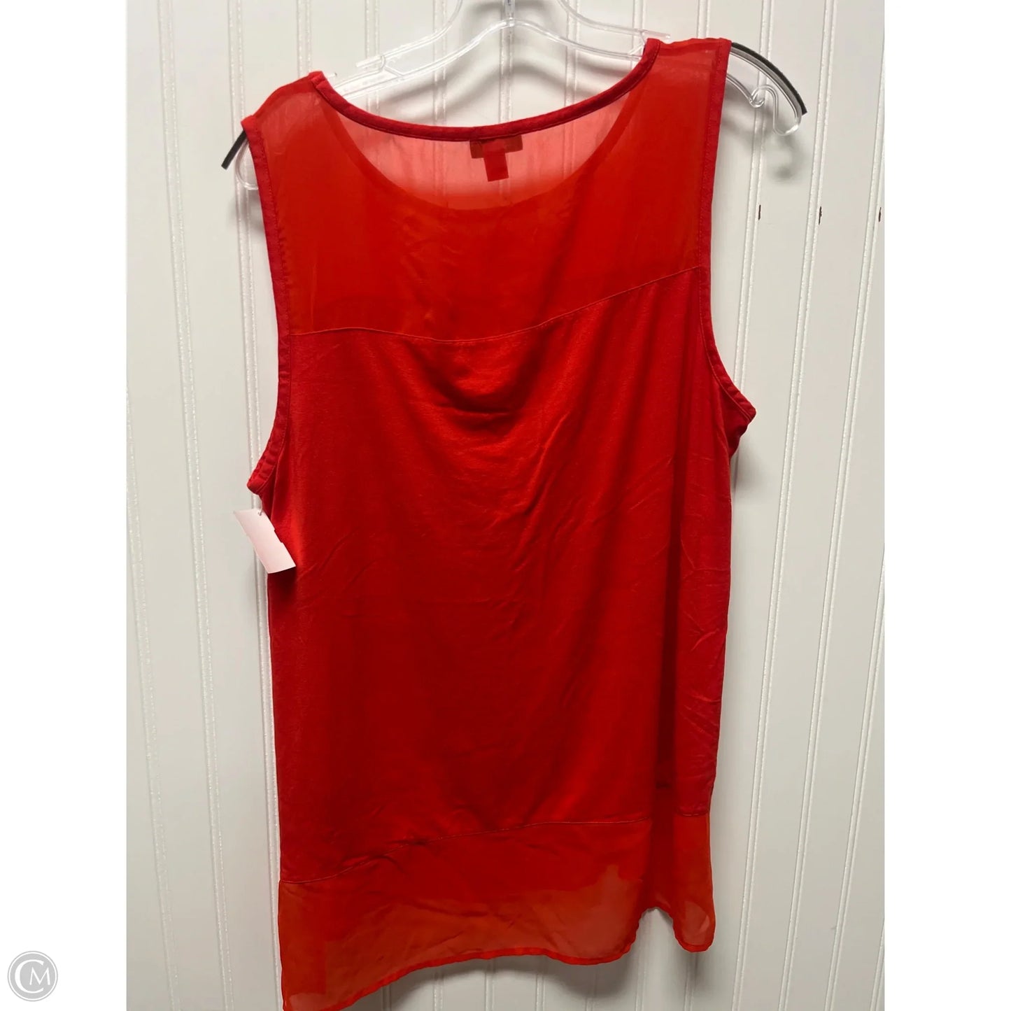 Top Sleeveless By Vince Camuto In Red, Size: Xl