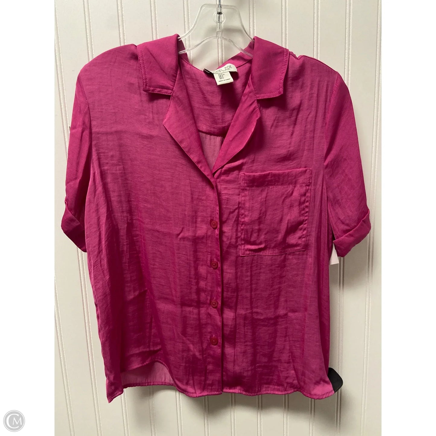 Top Short Sleeve By Rachel Zoe In Pink, Size: S