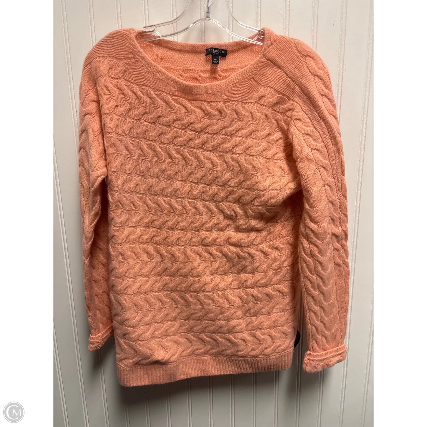Sweater By Talbots In Pink, Size: M