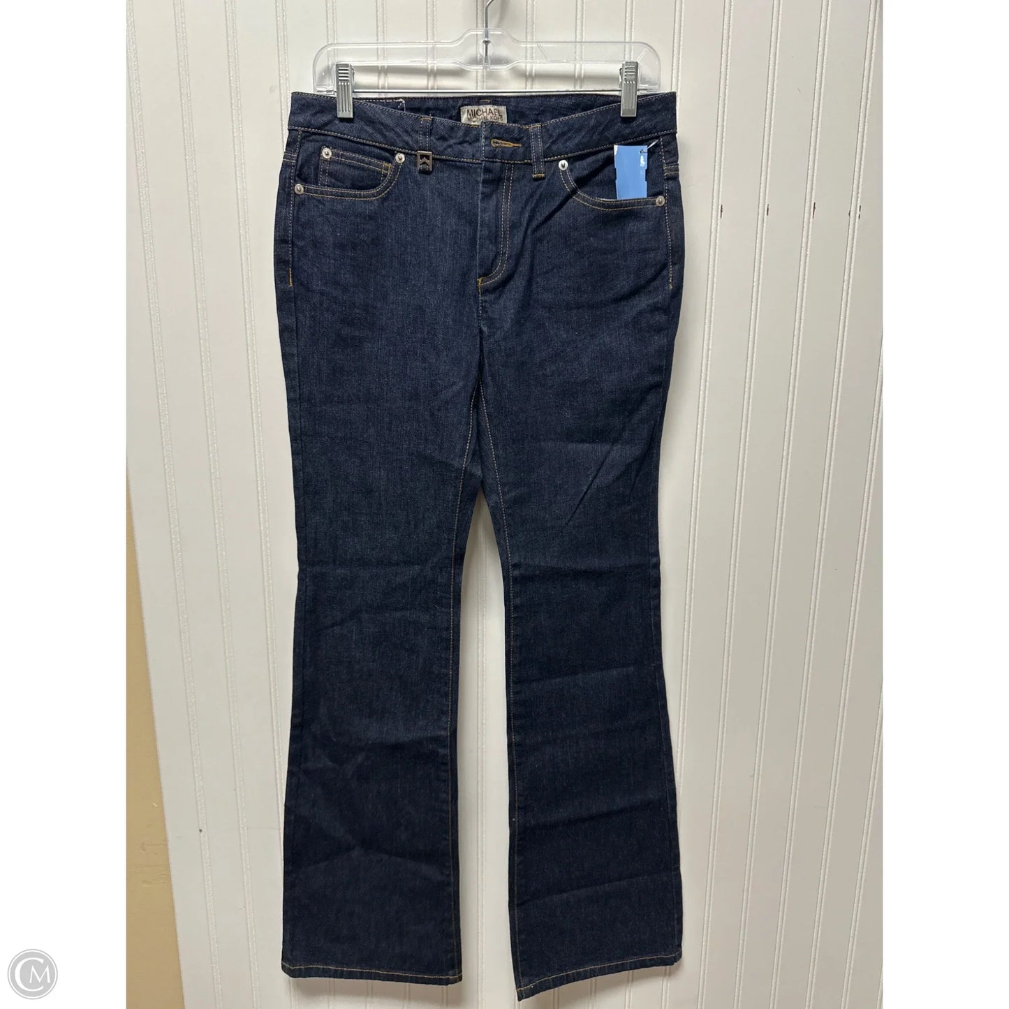 Jeans Boot Cut By Michael By Michael Kors In Blue Denim, Size: 4