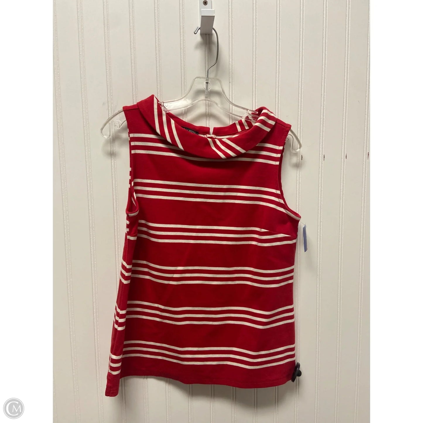 Top Sleeveless By Talbots In Red, Size: M