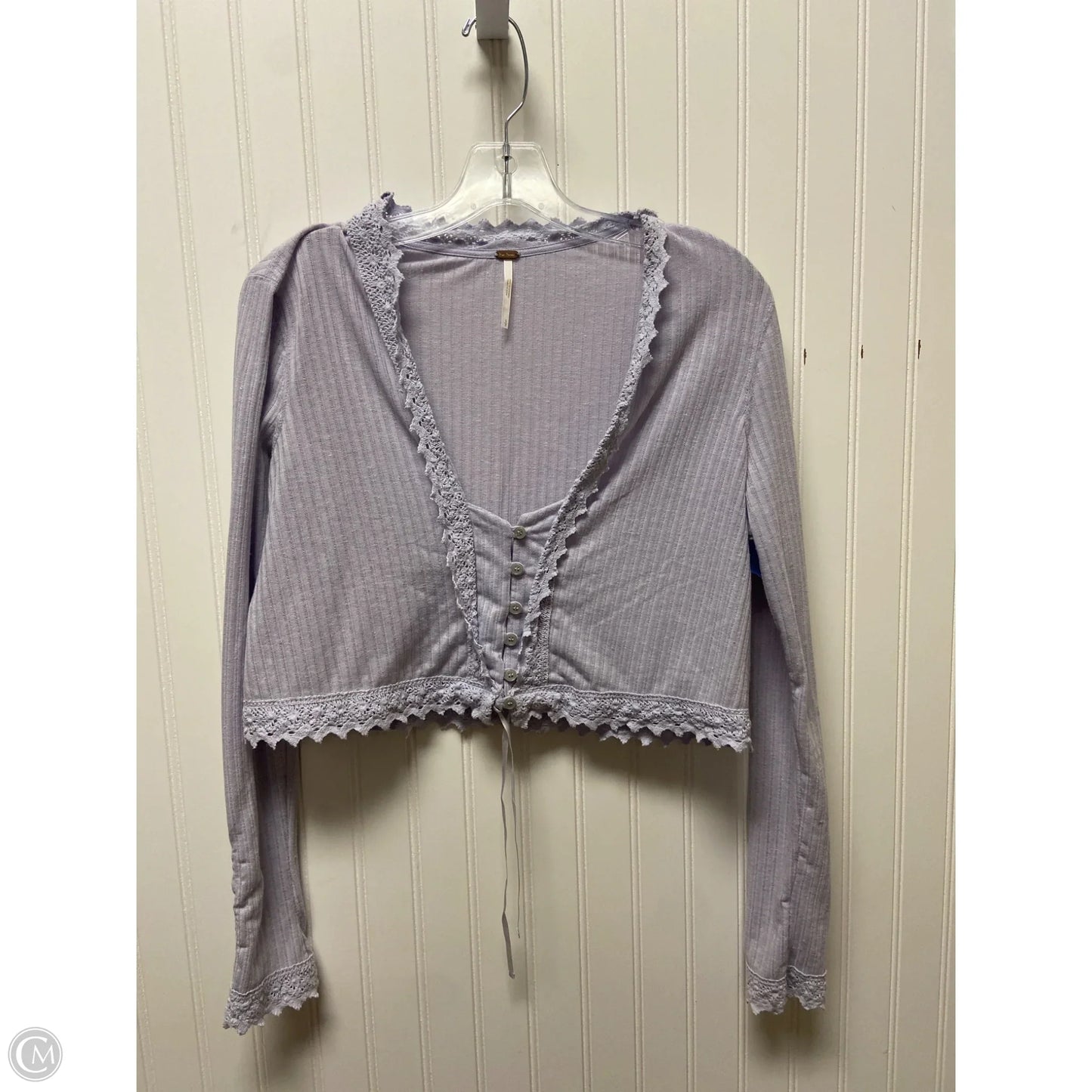 Top Long Sleeve By Free People In Purple, Size: S