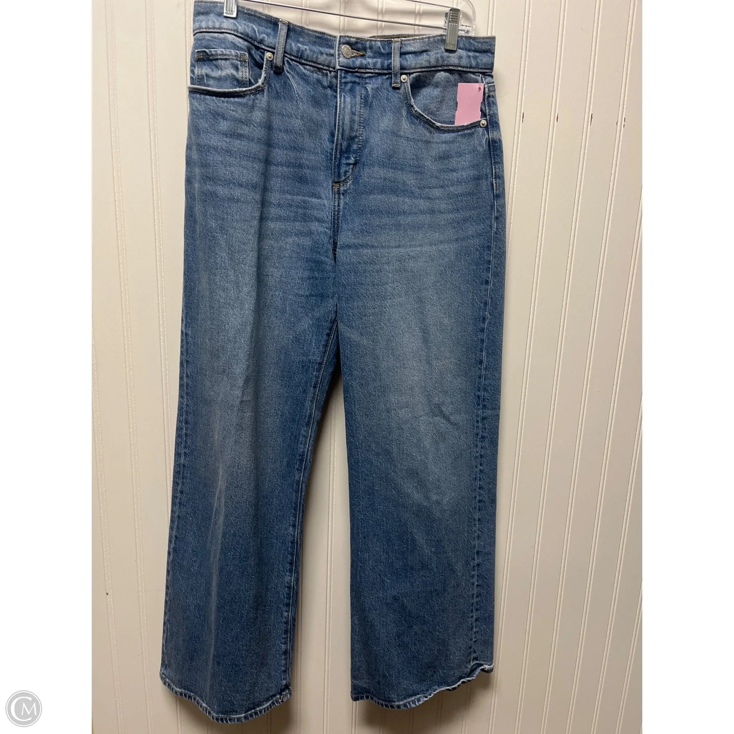 Jeans Wide Leg By Loft In Blue Denim, Size: 8