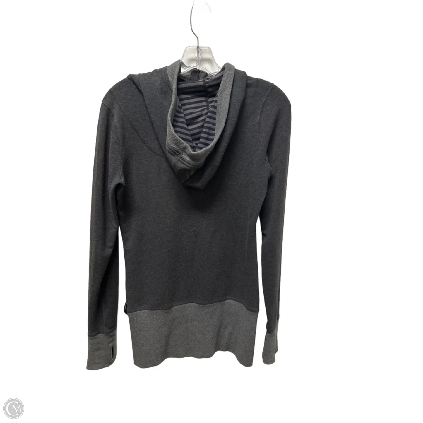 Athletic Jacket By Lululemon In Grey, Size: 6