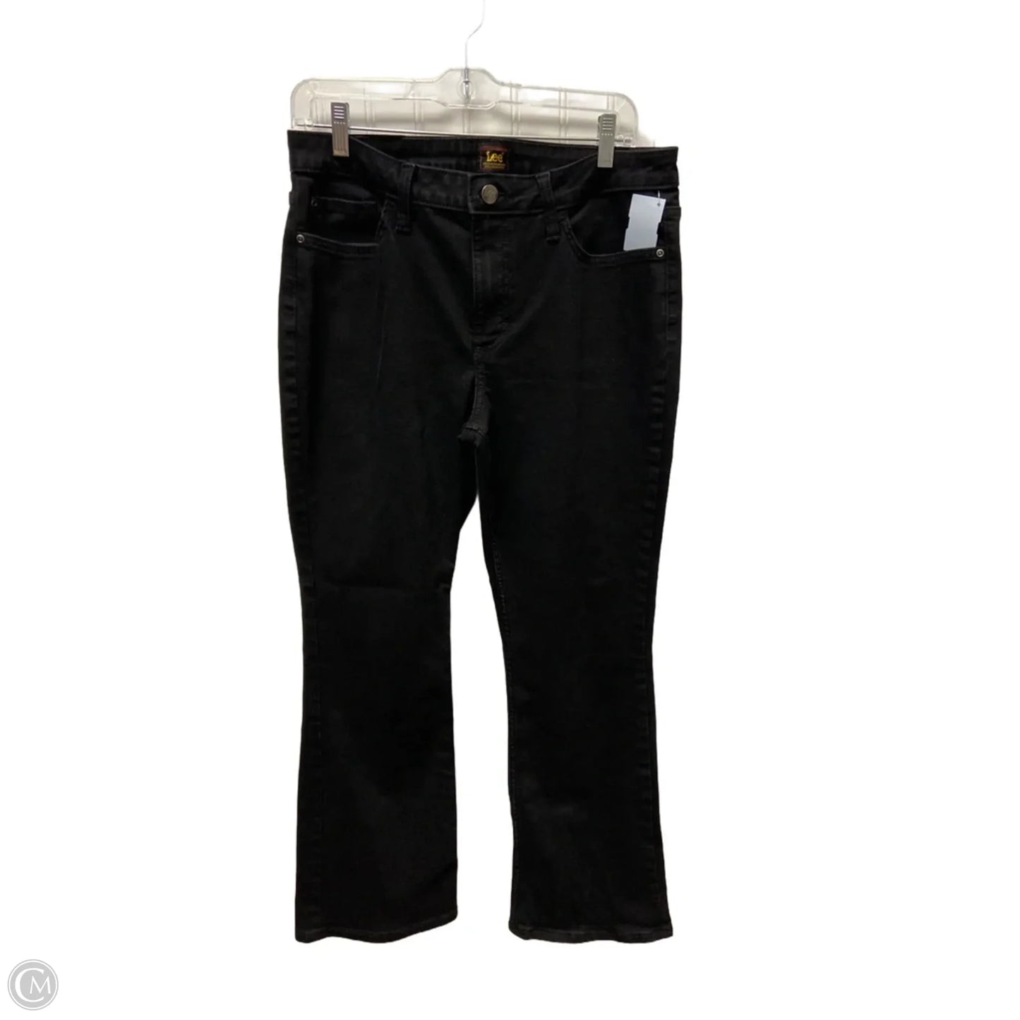 Jeans Boyfriend By Lee In Black, Size: 14