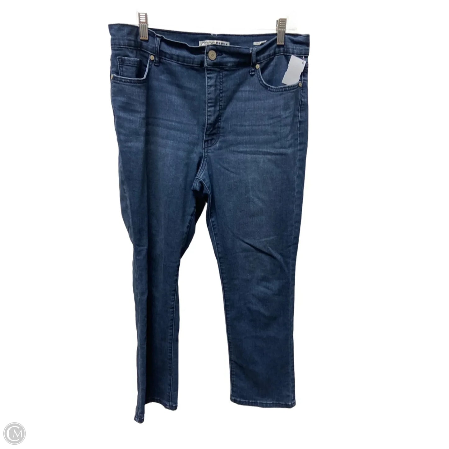 Jeans Boyfriend By Code Blue In Blue Denim, Size: 14