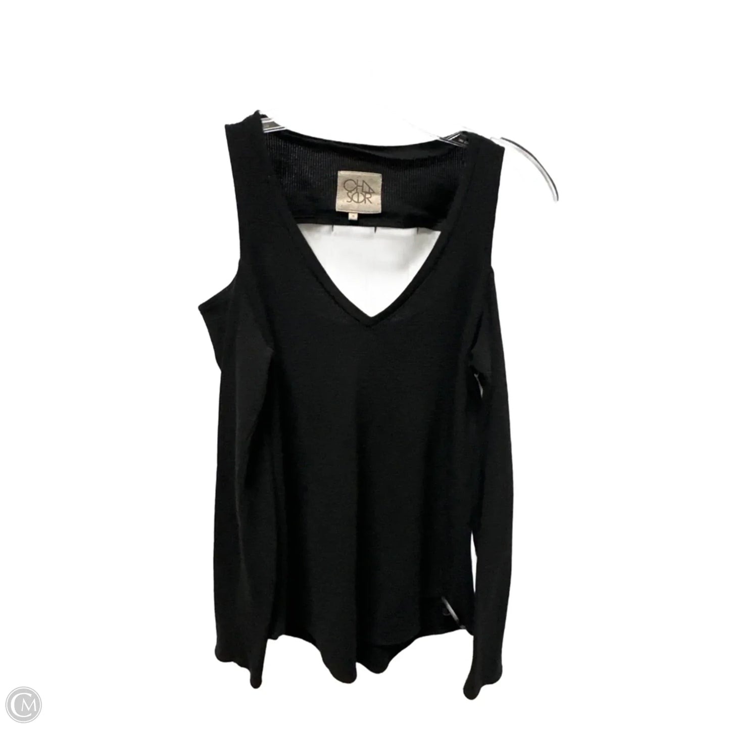 Top Long Sleeve By Clothes Mentor In Black, Size: S
