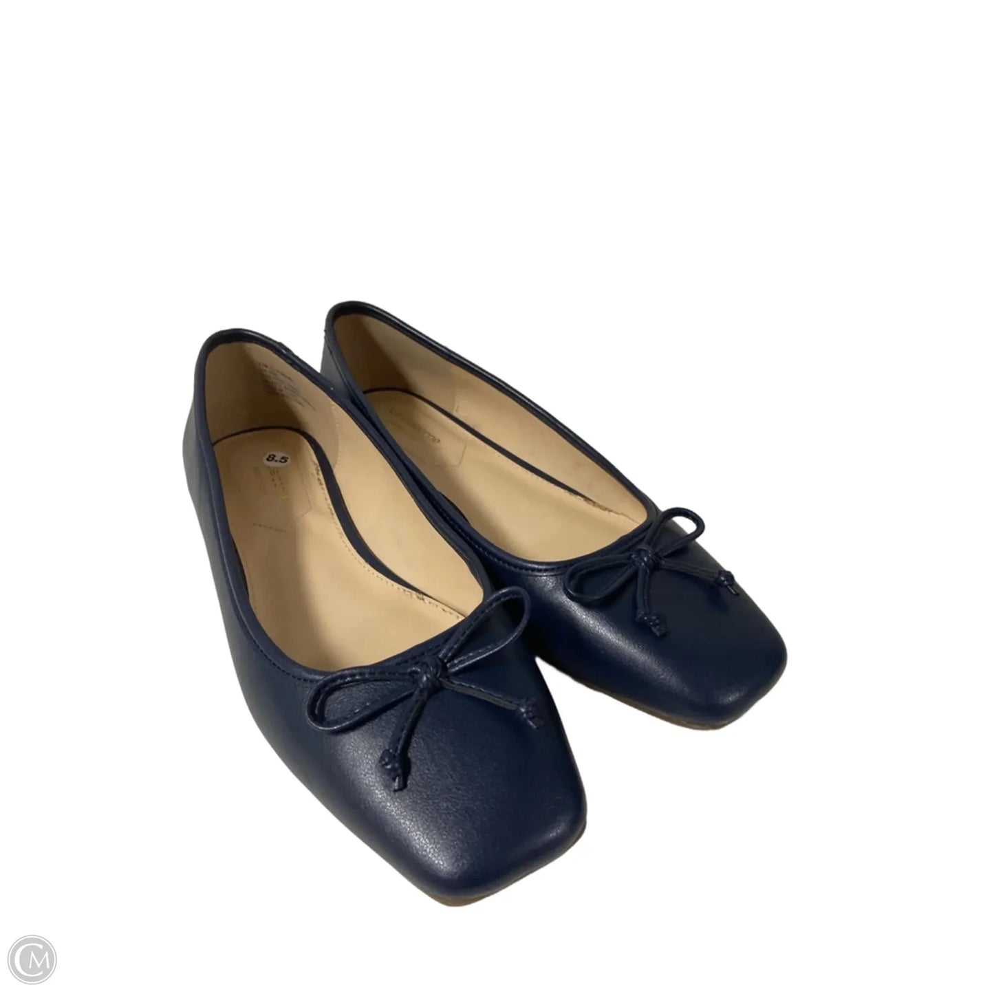 Shoes Flats By Liz Claiborne In Blue, Size: 8.5