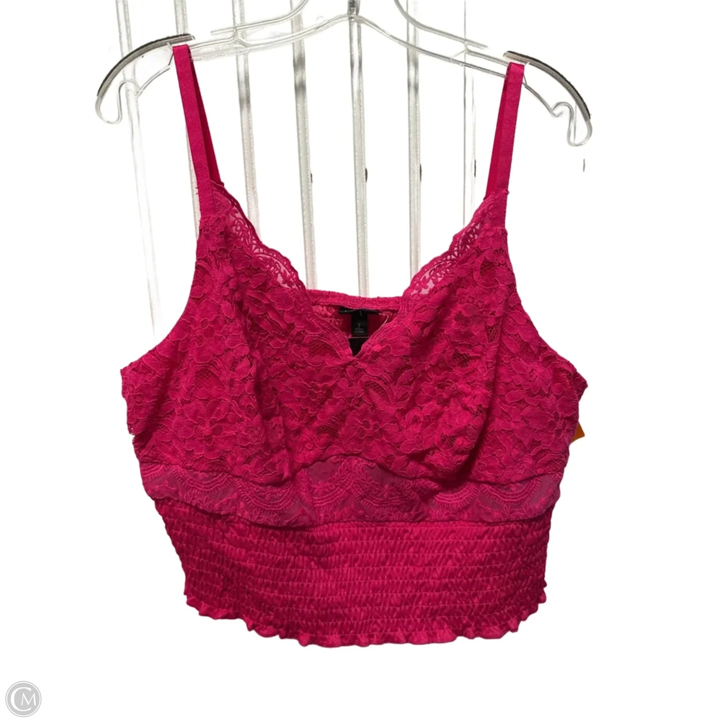 Top Sleeveless By Torrid In Pink, Size: 2x