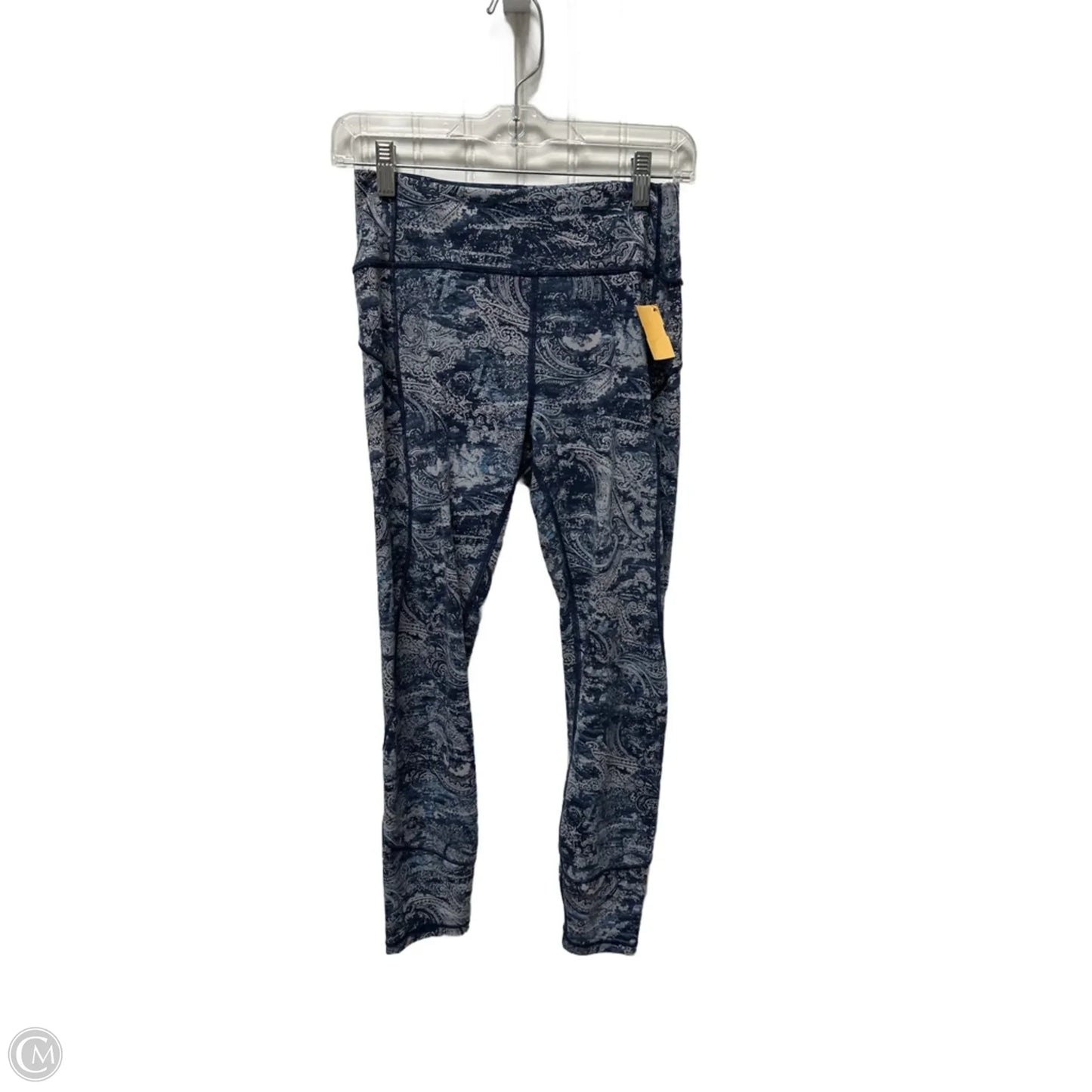Athletic Leggings By Lululemon In Blue, Size: 8