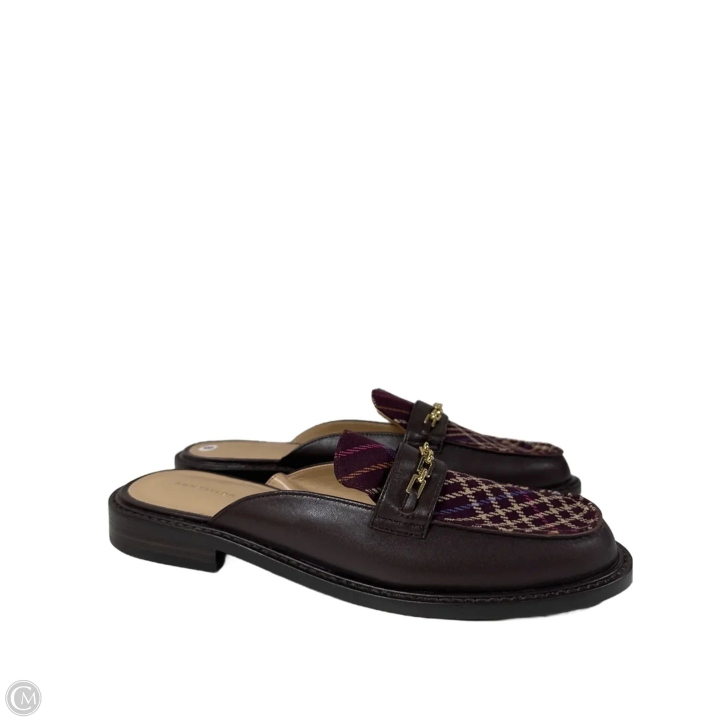 Shoes Flats By Ann Taylor In Purple, Size: 8