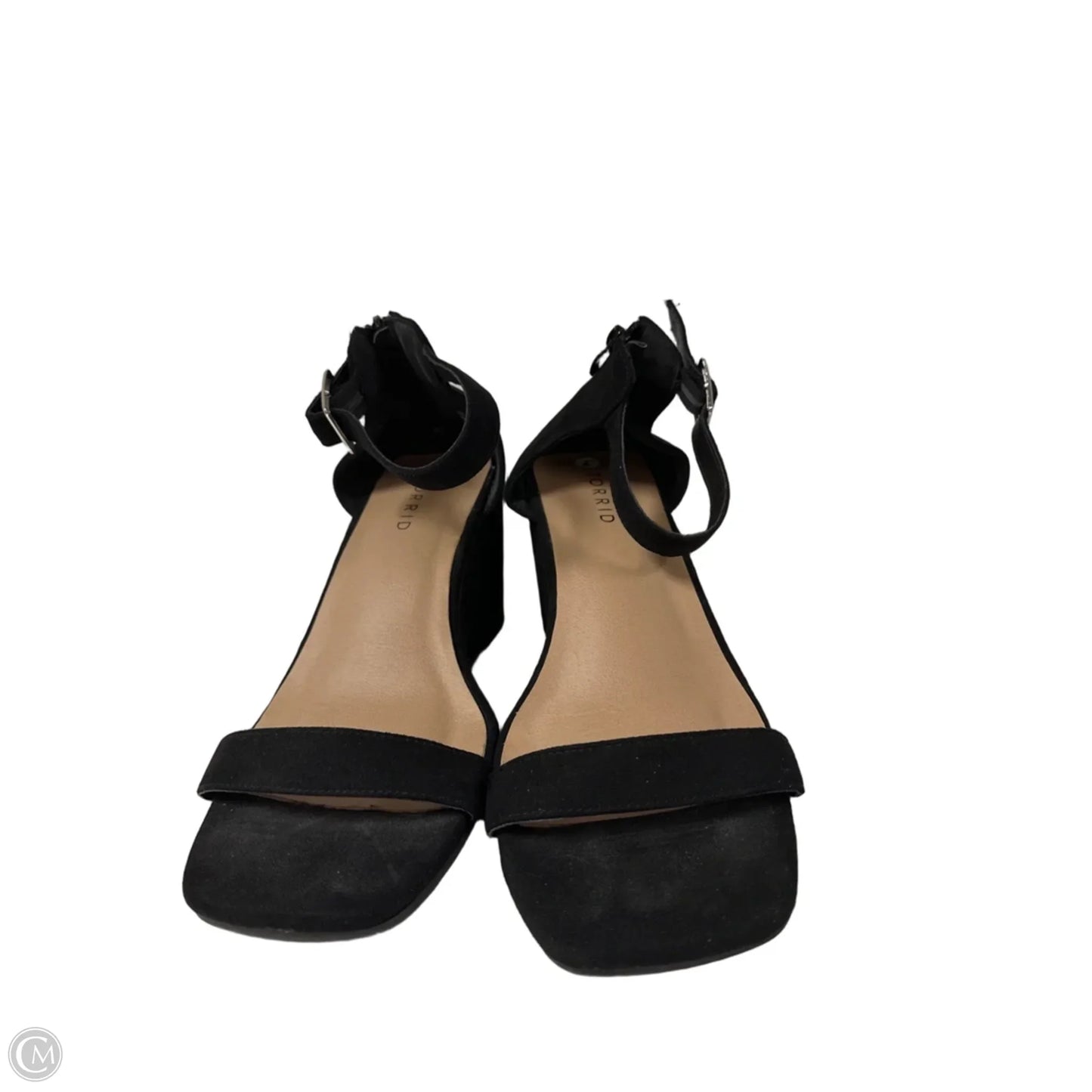 Sandals Heels Block By Torrid In Black, Size: 7