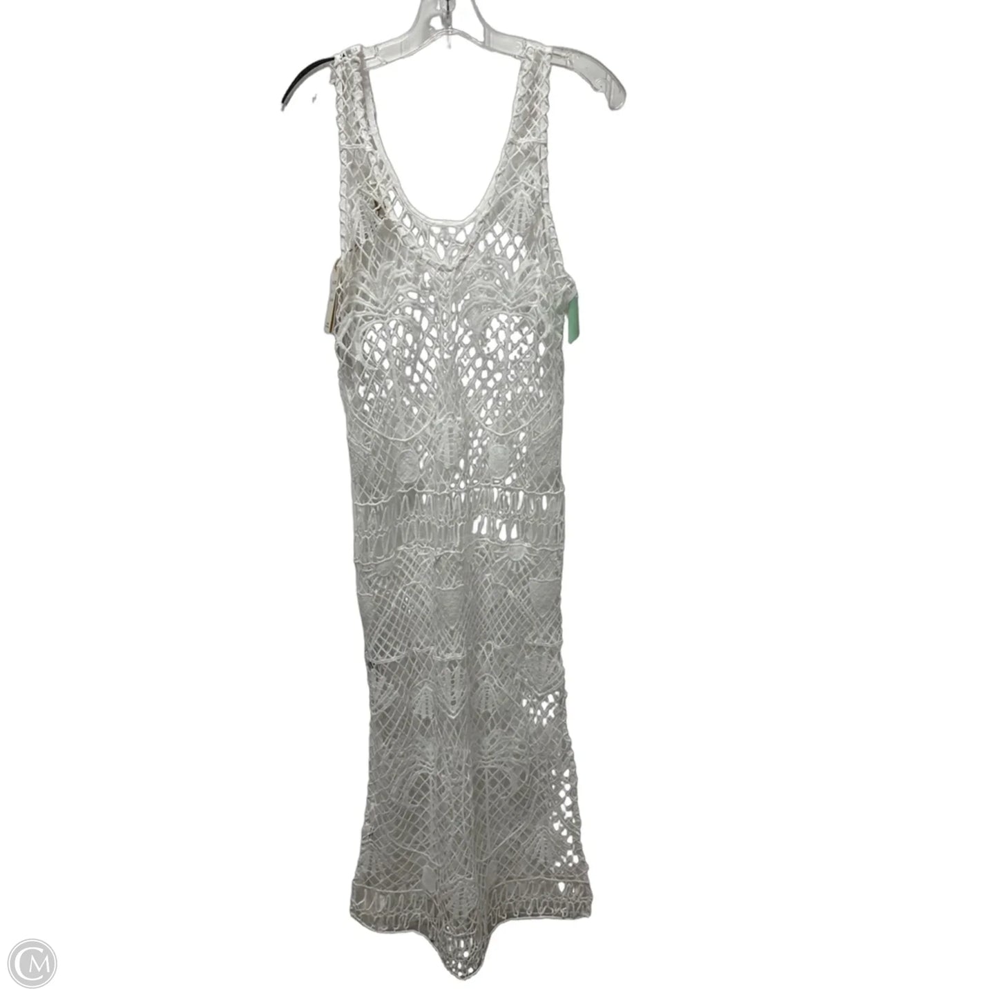 Swimwear Cover-up By Clothes Mentor In White, Size: M