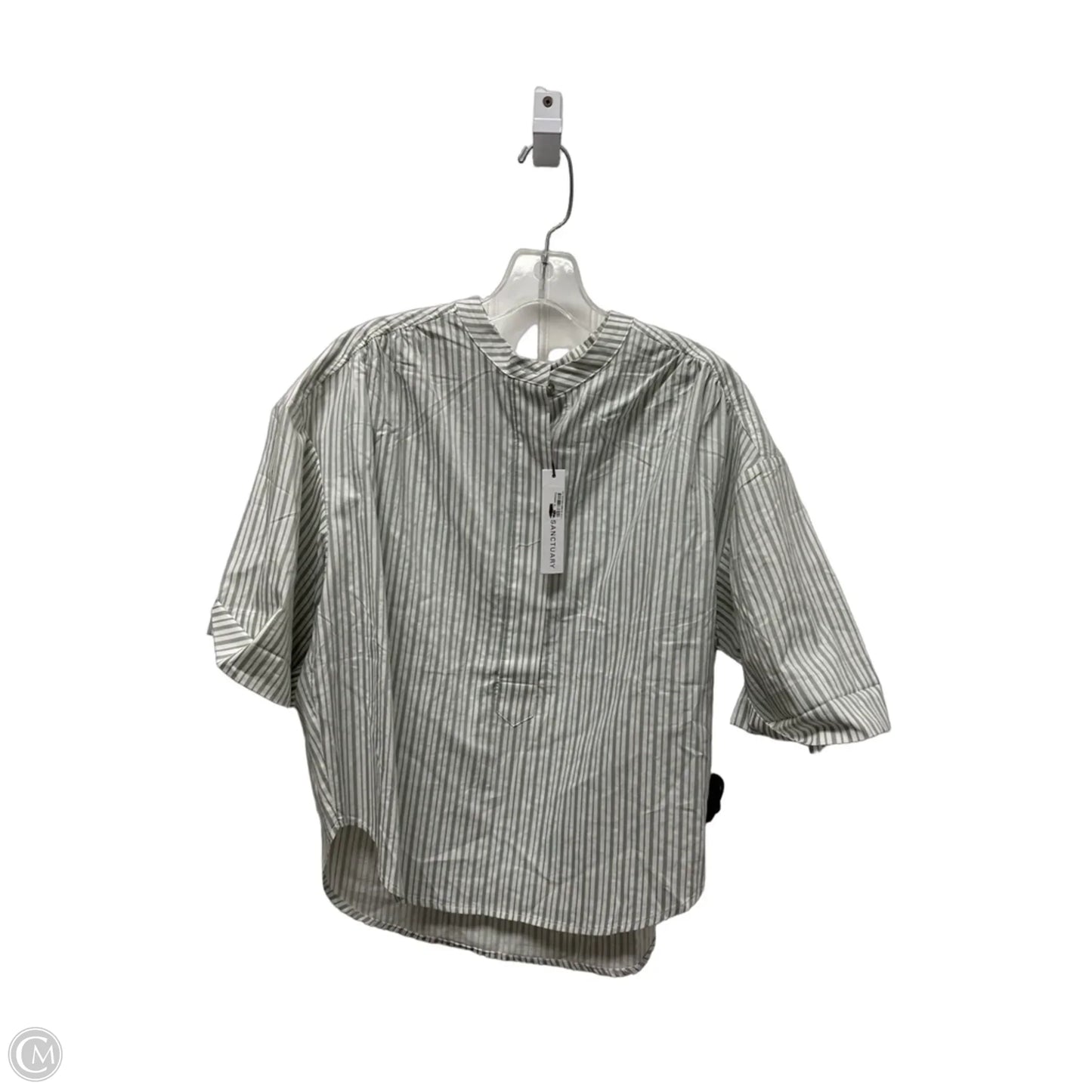 Top Short Sleeve By Sanctuary In Striped Pattern, Size: Xs