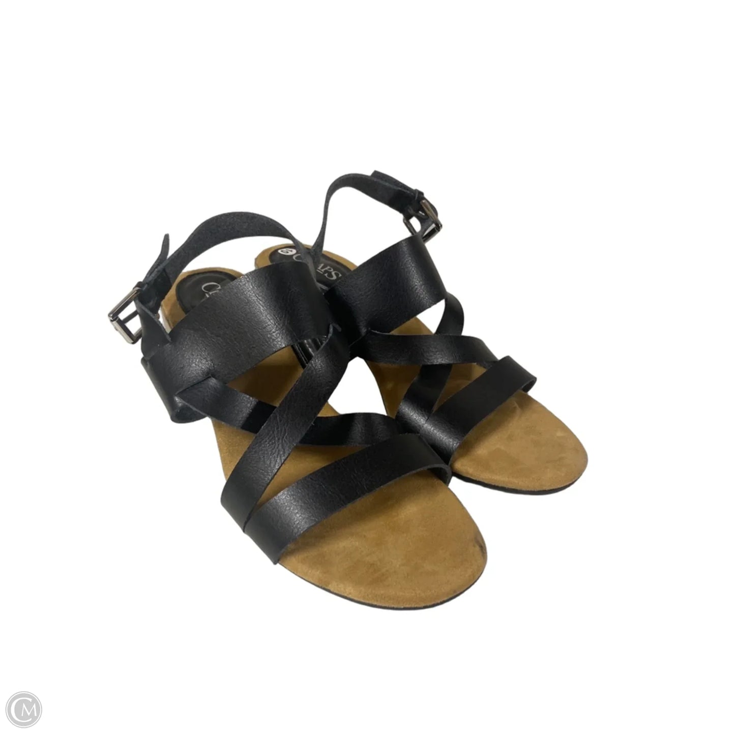 Shoes Heels Block By Chaps In Black, Size: 10