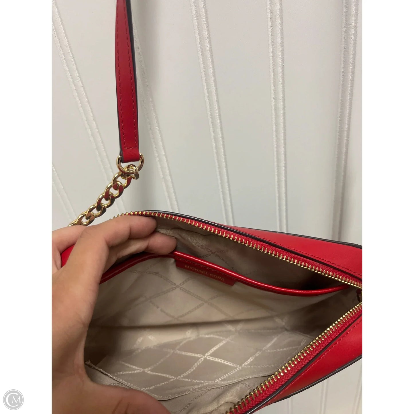 Crossbody Designer By Michael Kors, Size: Large