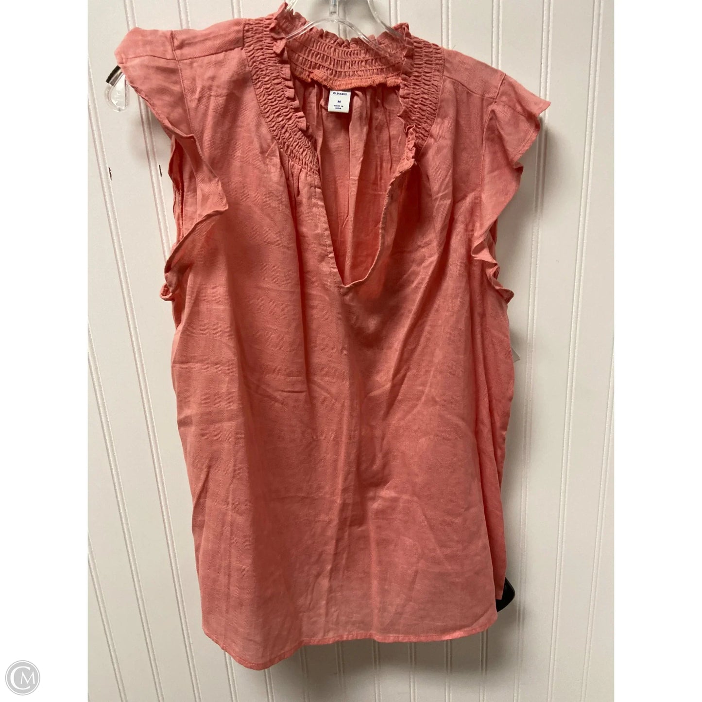 Top Sleeveless By Old Navy In Peach, Size: M