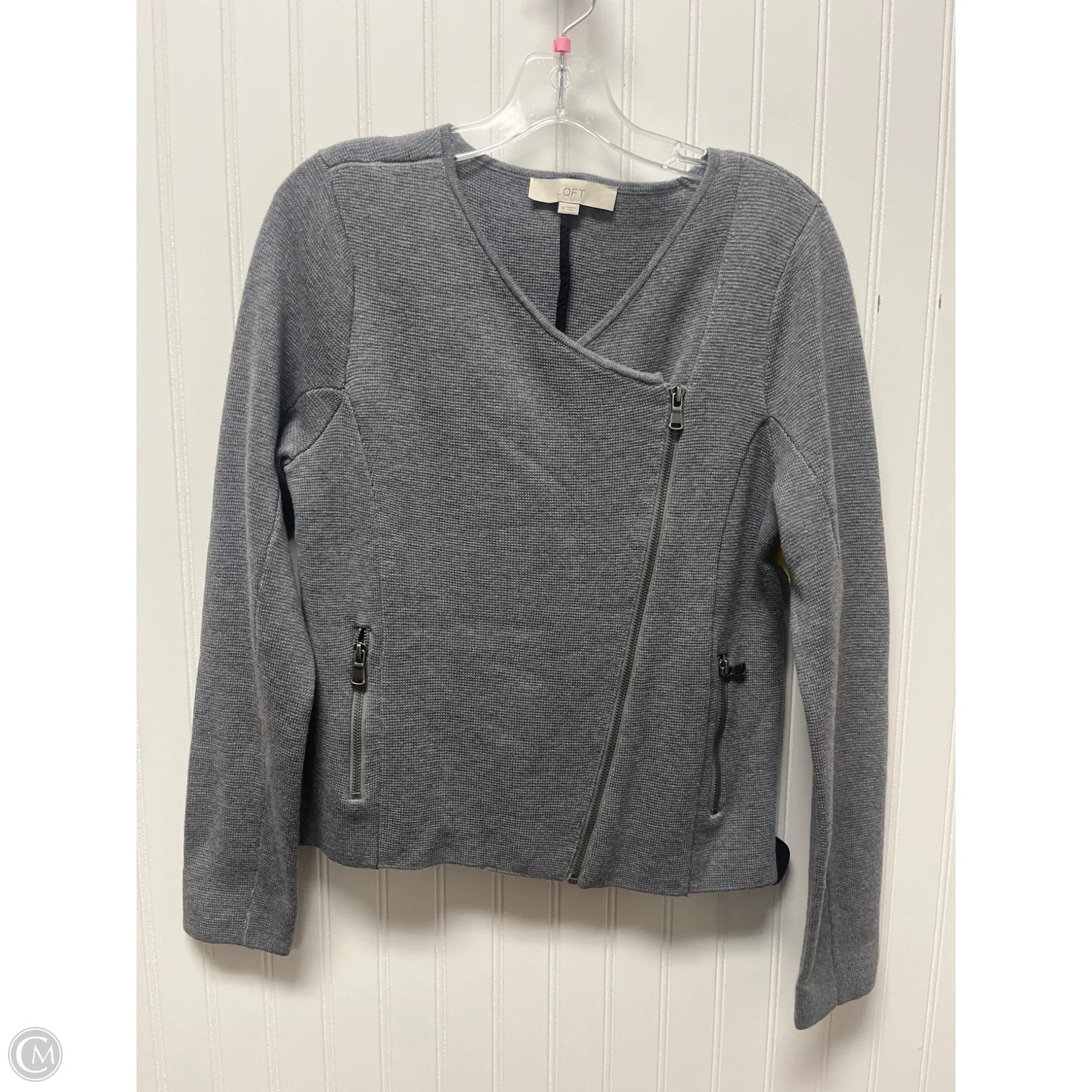 Jacket Other By Loft In Grey, Size: M