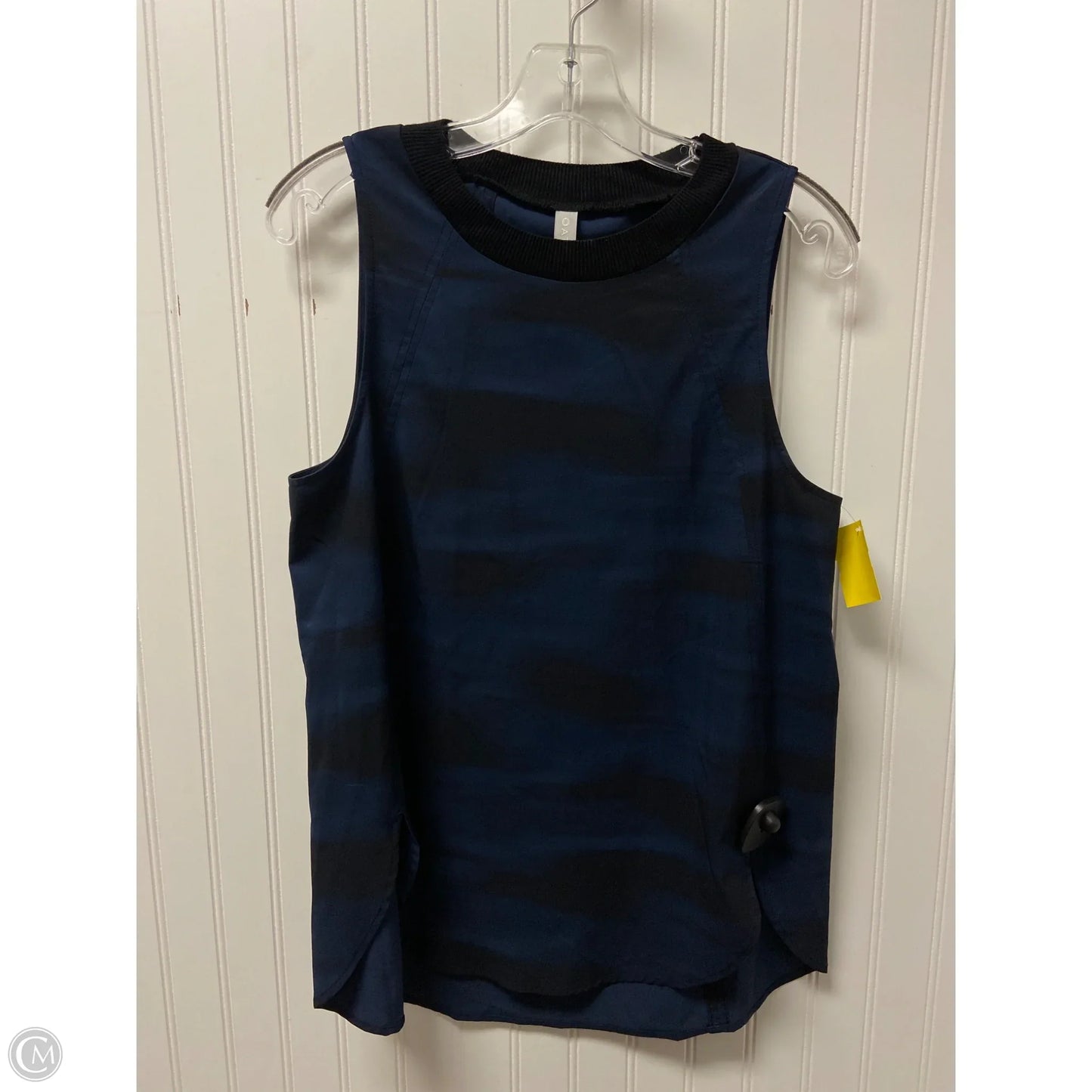 Athletic Tank Top By Athleta In Black & Blue, Size: S