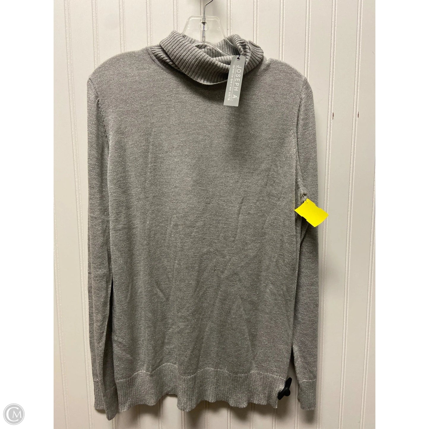 Sweater By Joseph A. In Silver, Size: L
