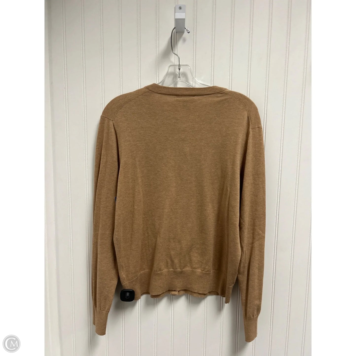 Sweater Cardigan By J. Crew In Tan, Size: Xl