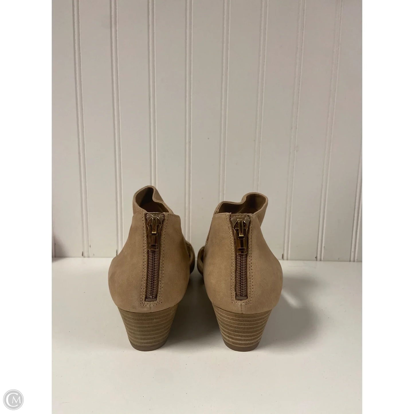 Sandals Heels Block By Naturalizer In Brown, Size: 7