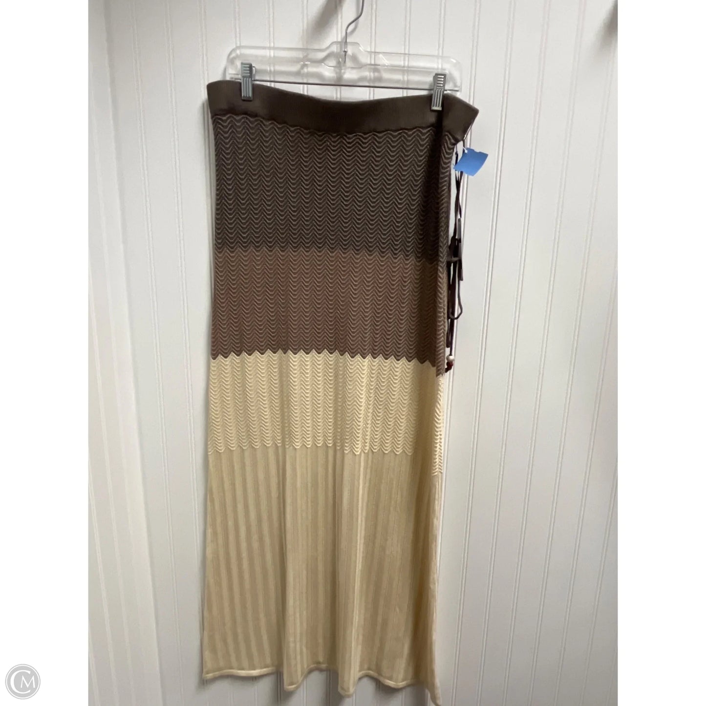 Skirt Maxi By Rachel Roy In Grey & Tan, Size: Xl