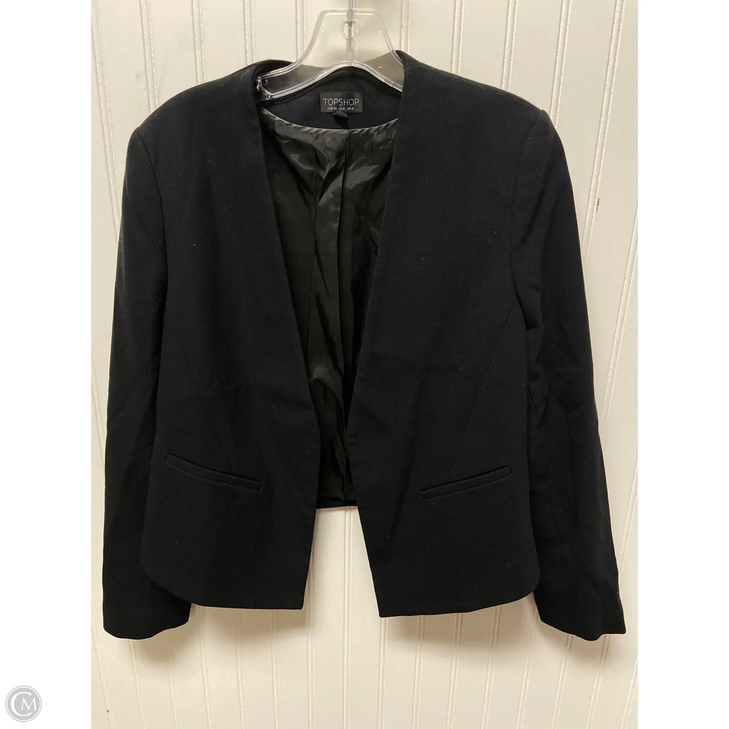 Blazer By Top Shop In Black, Size: M